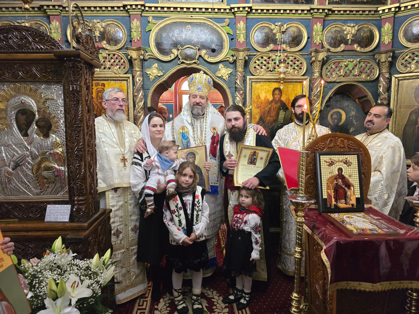 PS Nichifor Botoșăneanul la Parohia Țolici, județul Neamț