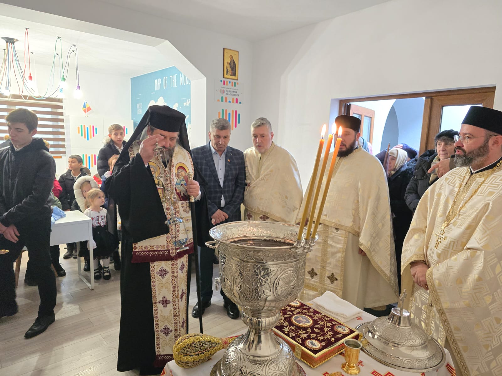 PS Nichifor Botoșăneanul la Parohia Țolici, județul Neamț