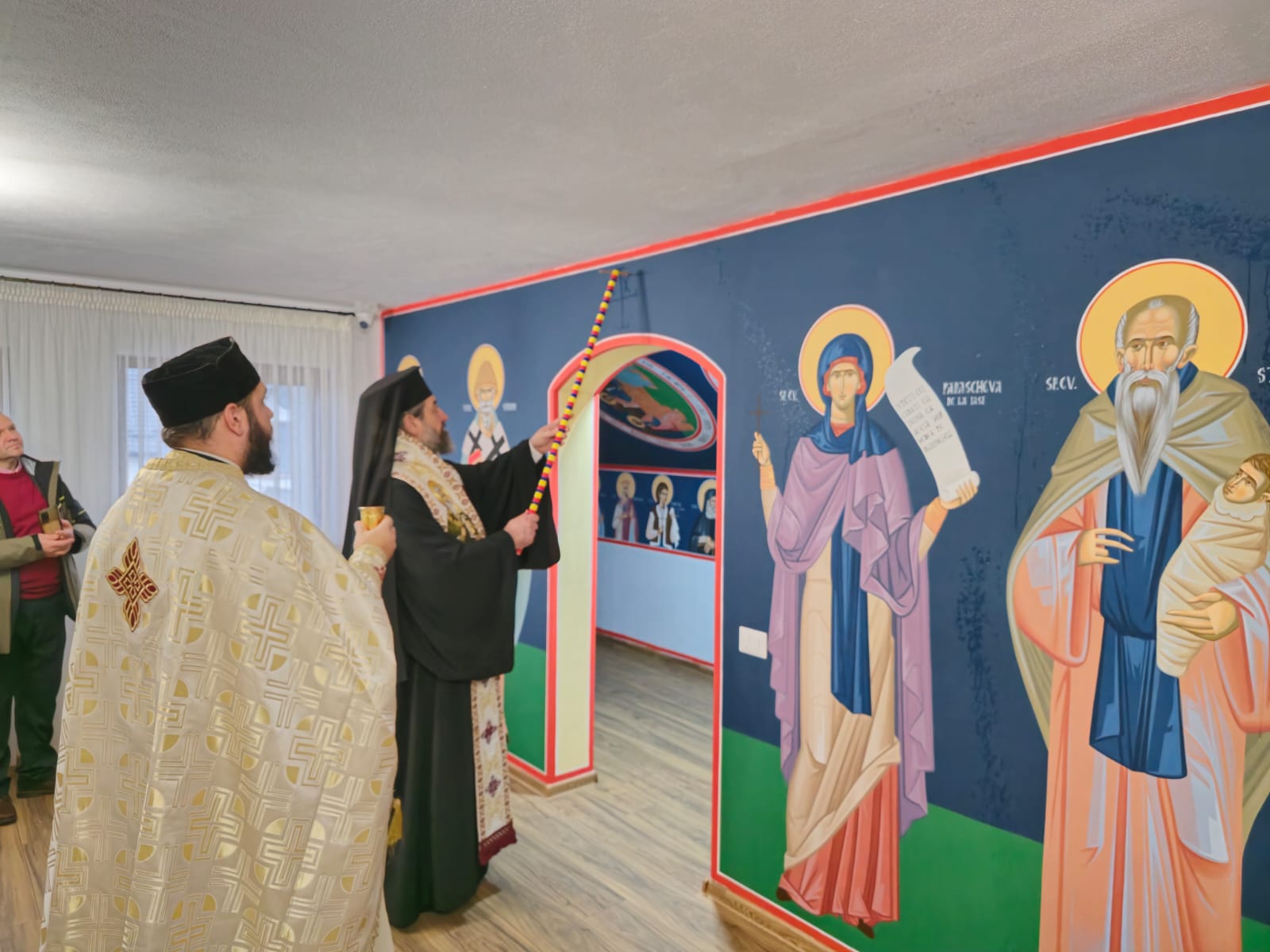 PS Nichifor Botoșăneanul la Parohia Țolici, județul Neamț