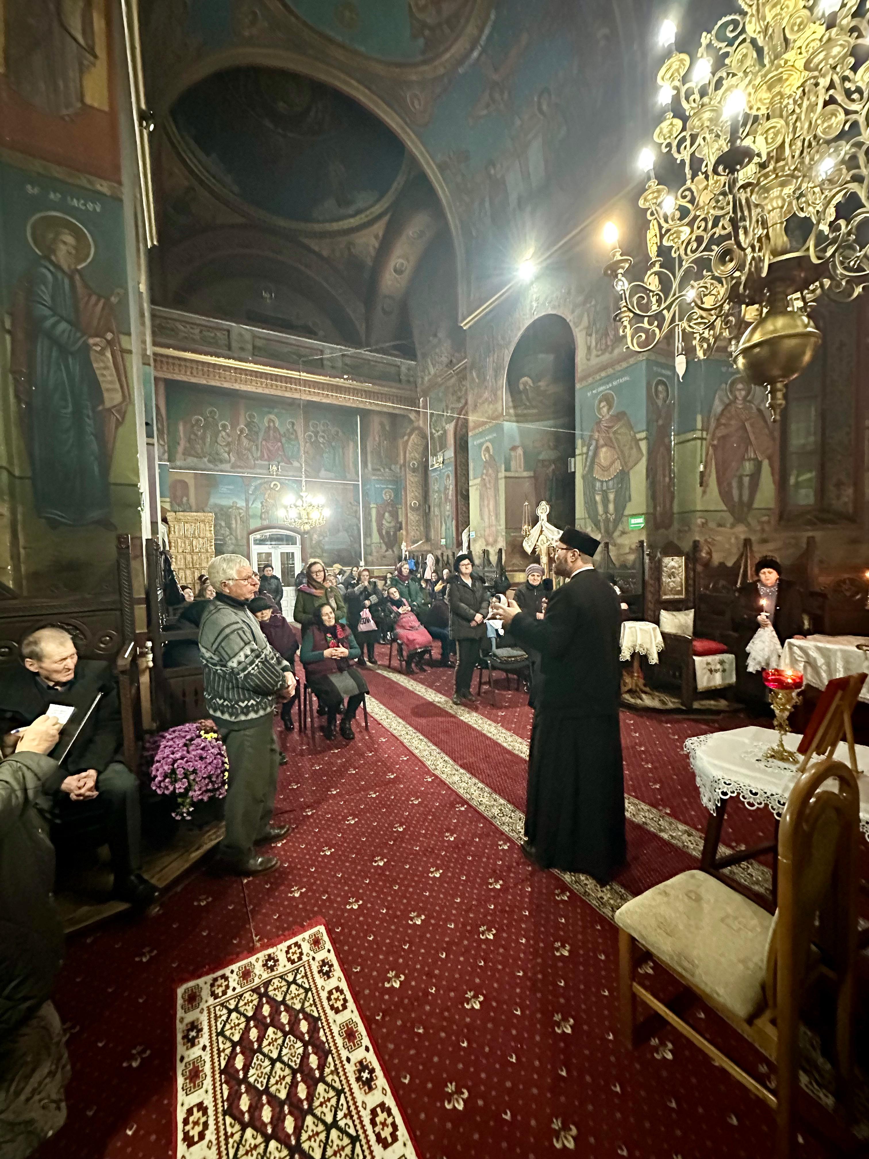 Seară duhovnicească la Parohia Covasna