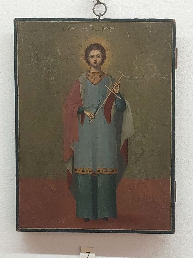 Exponatul lunii februarie 2025: icoana Sfântului Mucenic Trifon / Foto: Mihai Alex Olteanu Exponatul lunii februarie 2025: icoana Sfântului Mucenic Trifon