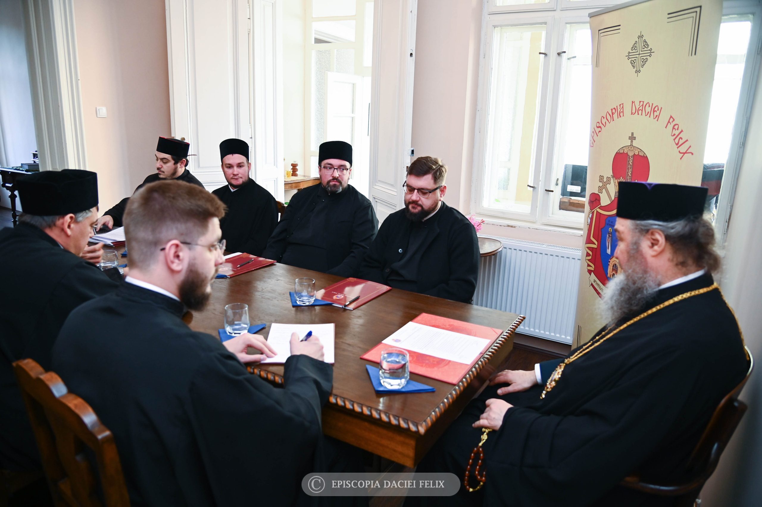 Ședința de lucru a clericilor din Protopopiatul Alibunar Ședința de lucru a clericilor din Protopopiatul Alibunar