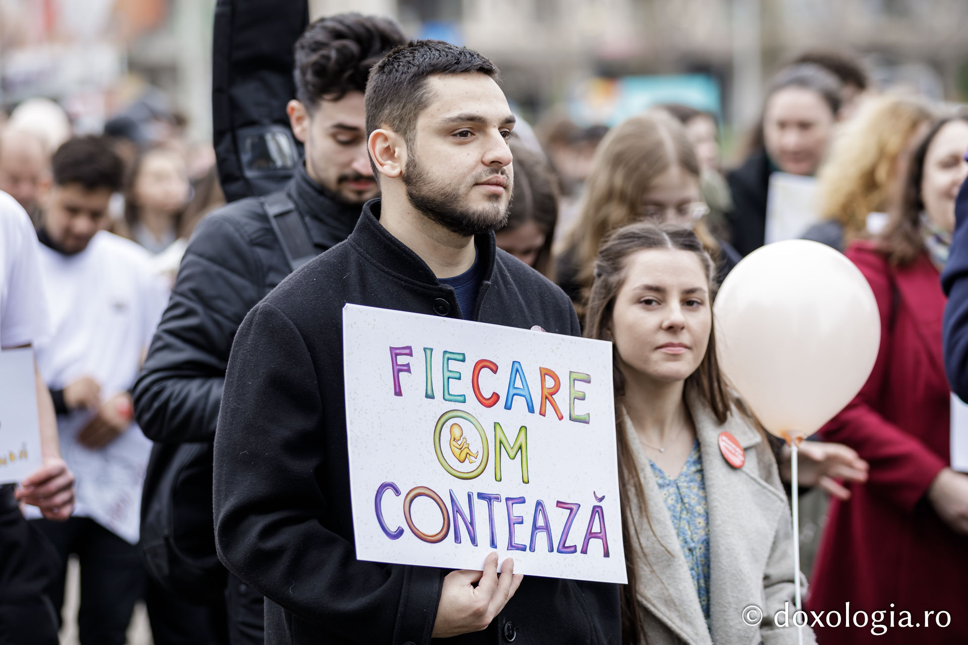 „Marșul pentru viață” de la Iași a adunat aproximativ 3.500 de participanți