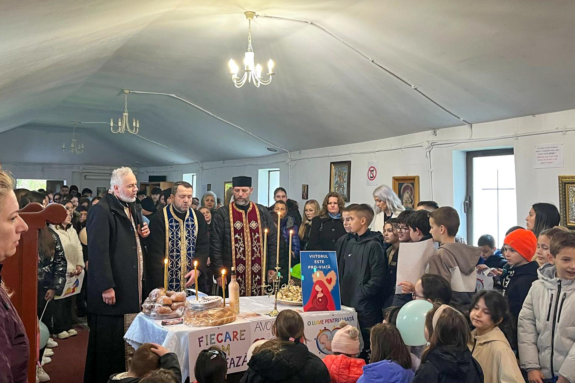 Marșul pentru viață în Parohia Lunca Cetățuii, la prima ediție