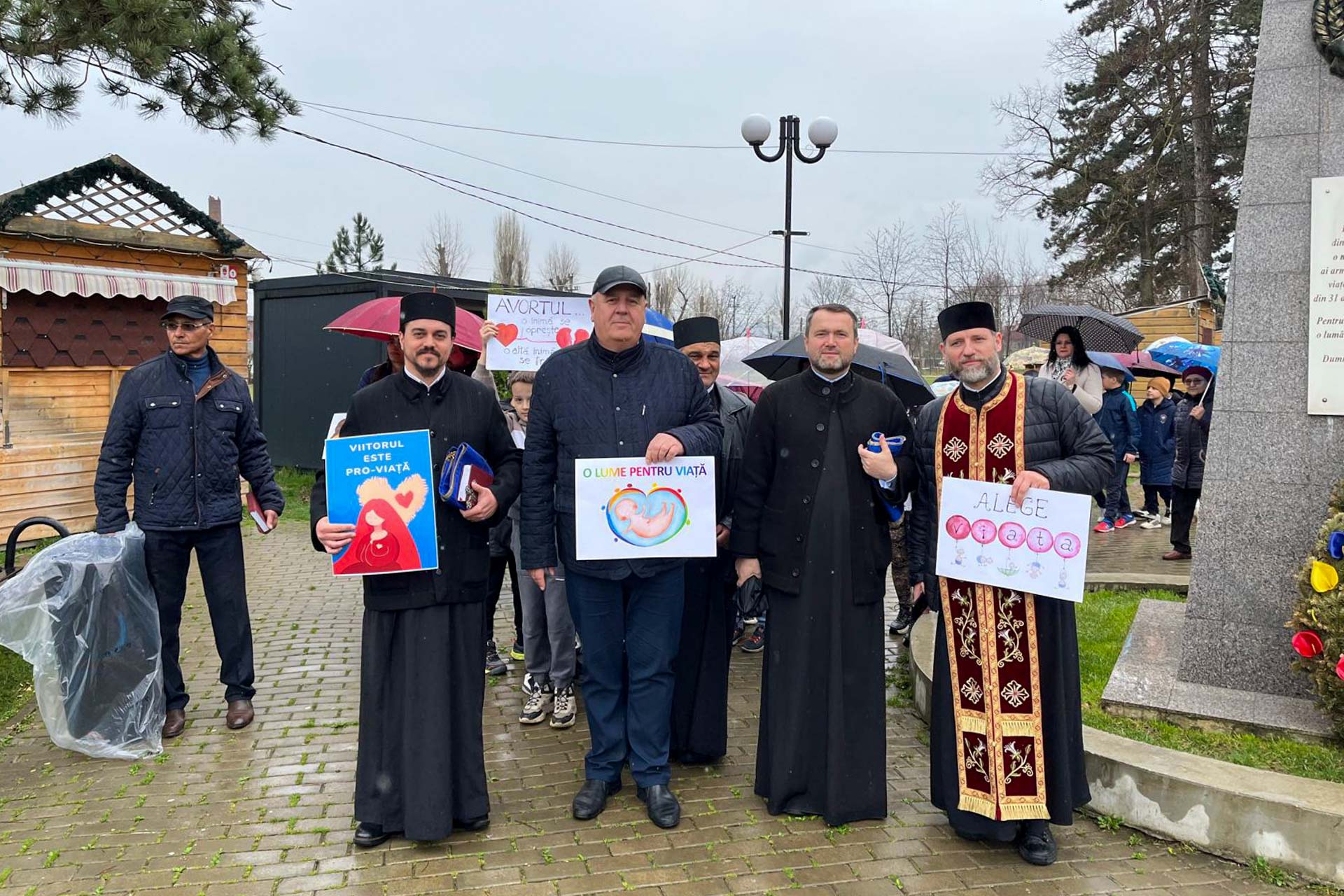 Marșul pentru viață în Parohia Lunca Cetățuii, la prima ediție