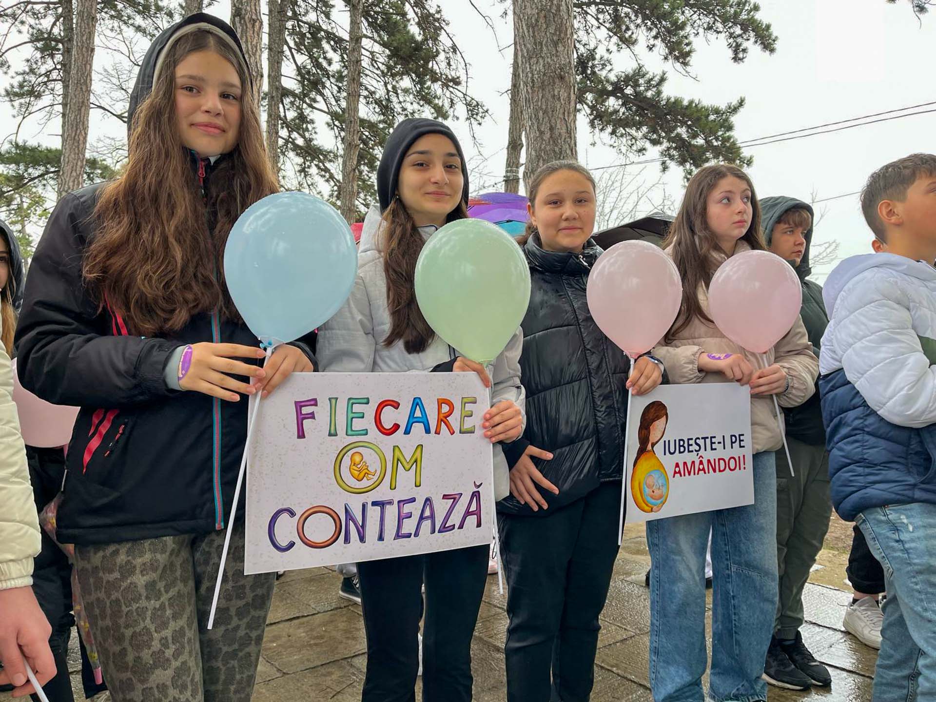 Marșul pentru viață în Parohia Lunca Cetățuii, la prima ediție