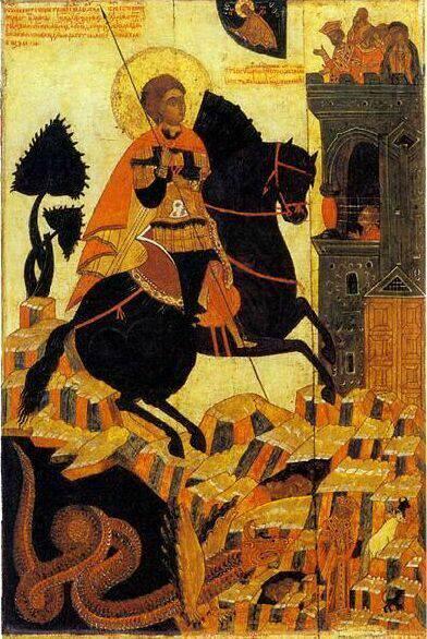 Sfântul Mare Mucenic Gheorghe, Purtătorul de biruință