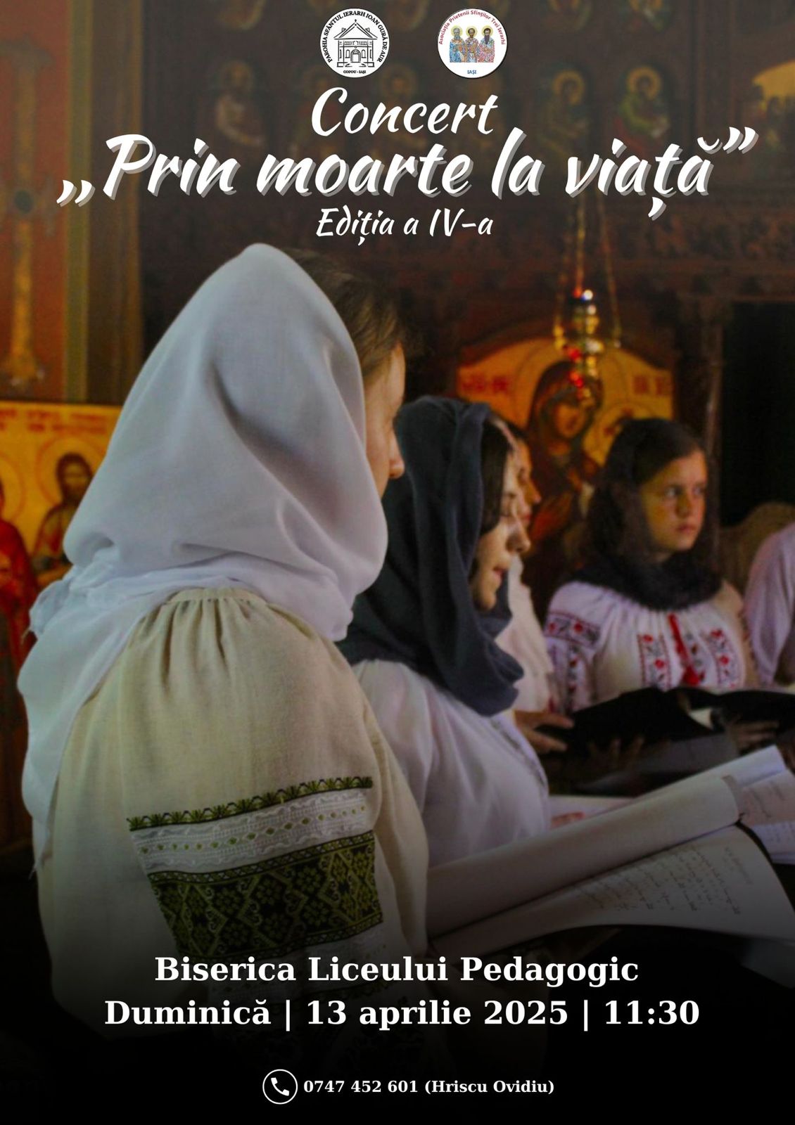 Evenimente care vor avea loc în Arhiepiscopia Iaşilor, în perioada 13-19 aprilie 2025