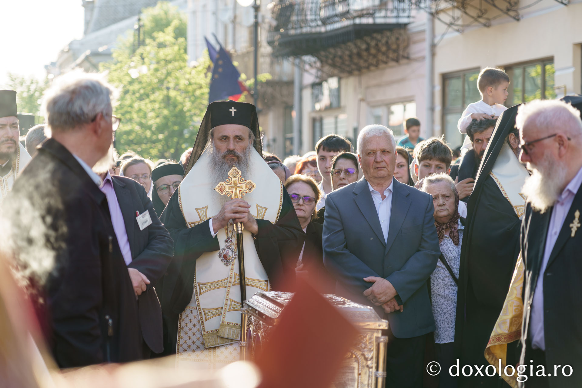 Botoșaniul în rugăciune: Moaștele Sfântului Gheorghe Pelerinul, purtate pe străzile orașului