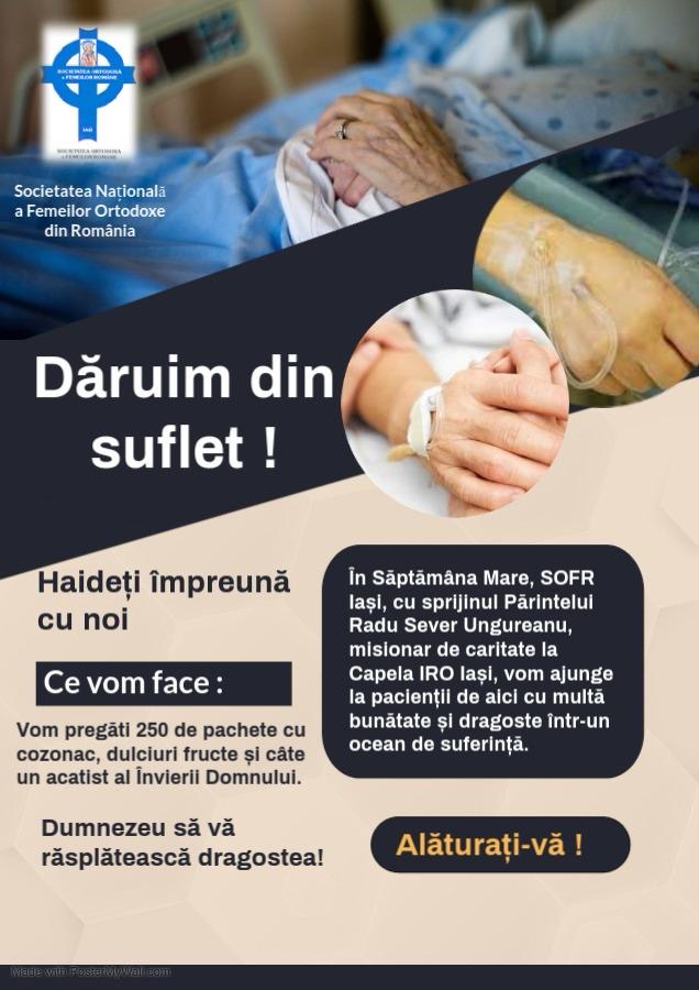 Evenimente care vor avea loc în Arhiepiscopia Iaşilor, în perioada 13-19 aprilie 2025