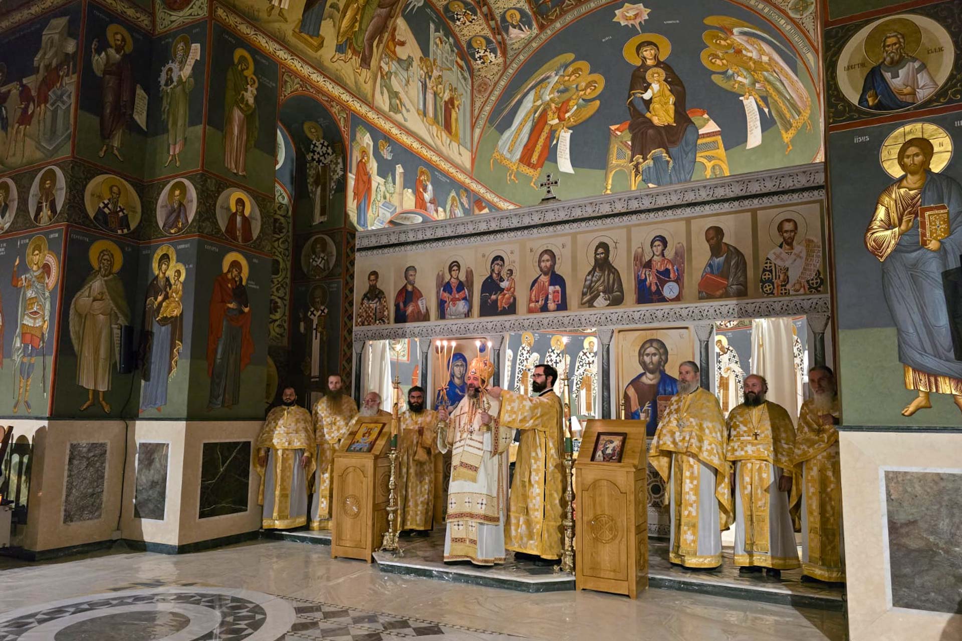 Bucuria Învierii Domnului la Mănăstirea „Sângeap – Basaraba”