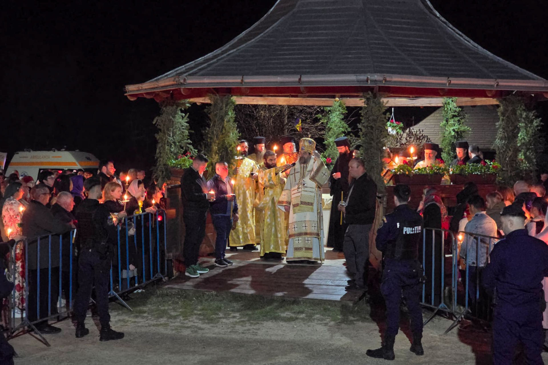 Bucuria Învierii Domnului la Mănăstirea „Sângeap – Basaraba”