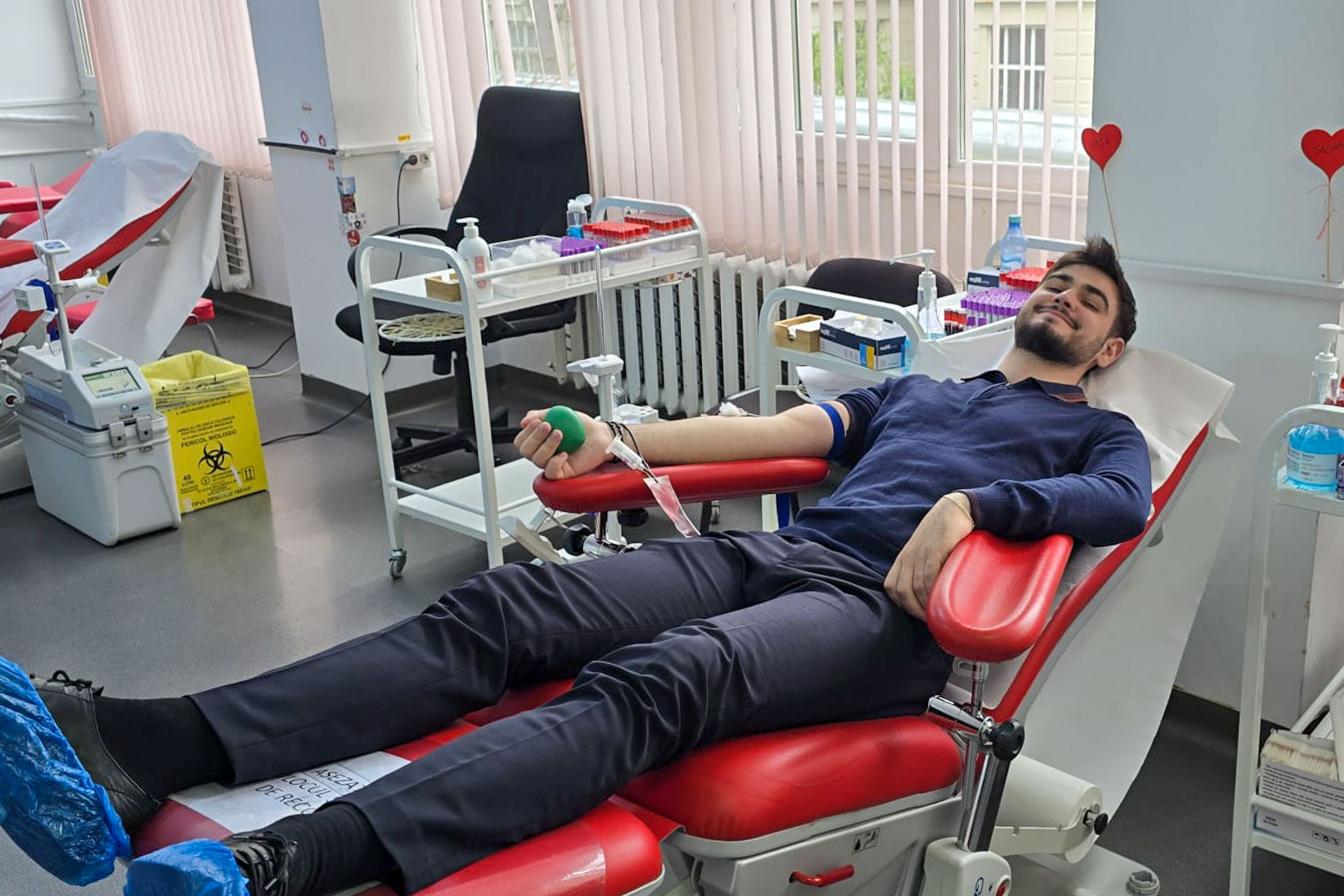 37 de ieșeni au donat sânge în cadrul campaniei „Din dragoste pentru viață”, organizată de Protopopiatul Iași I