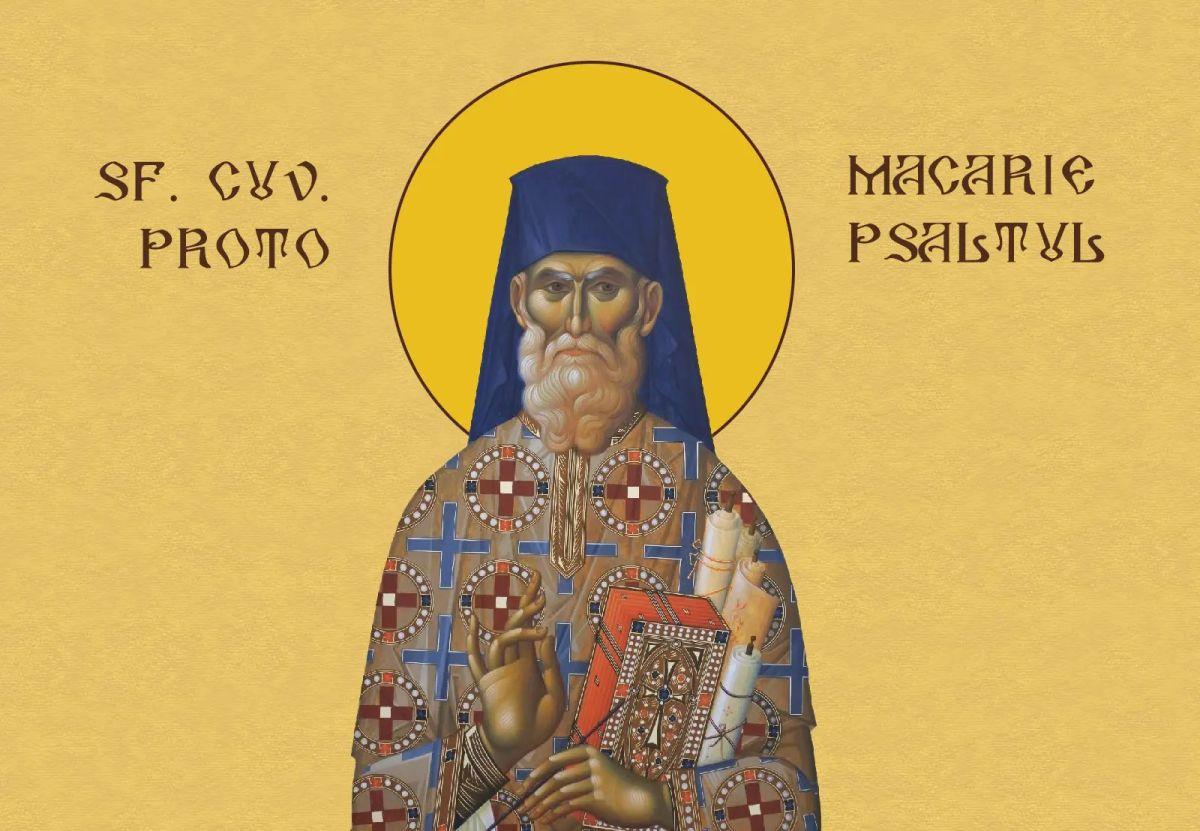 Sfântul Cuvios Macarie Protopsaltul Sfântul Cuvios Macarie Protopsaltul