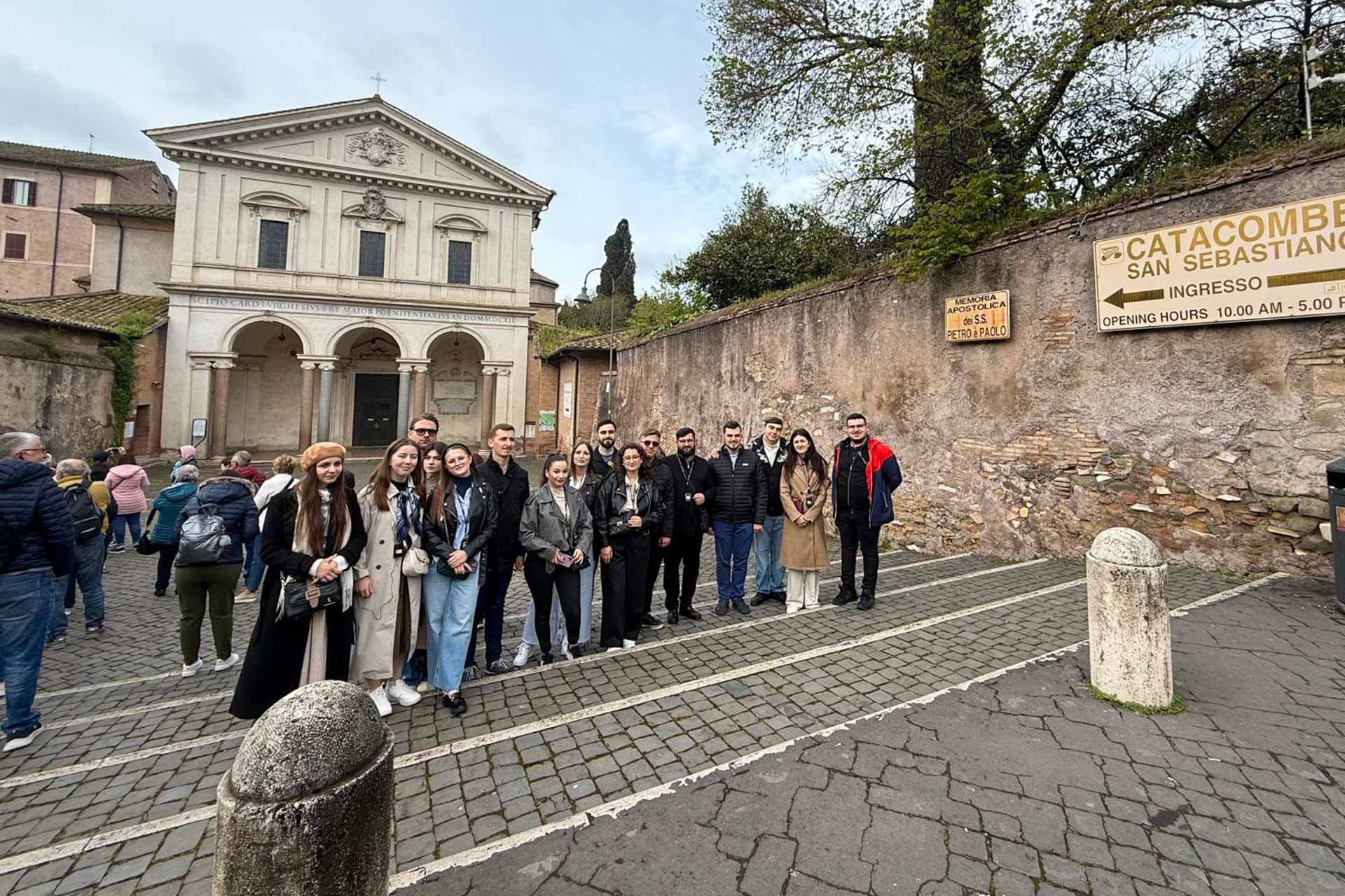 Pelerinaj la Roma al studenților Facultății de Teologie Ortodoxă din Iași