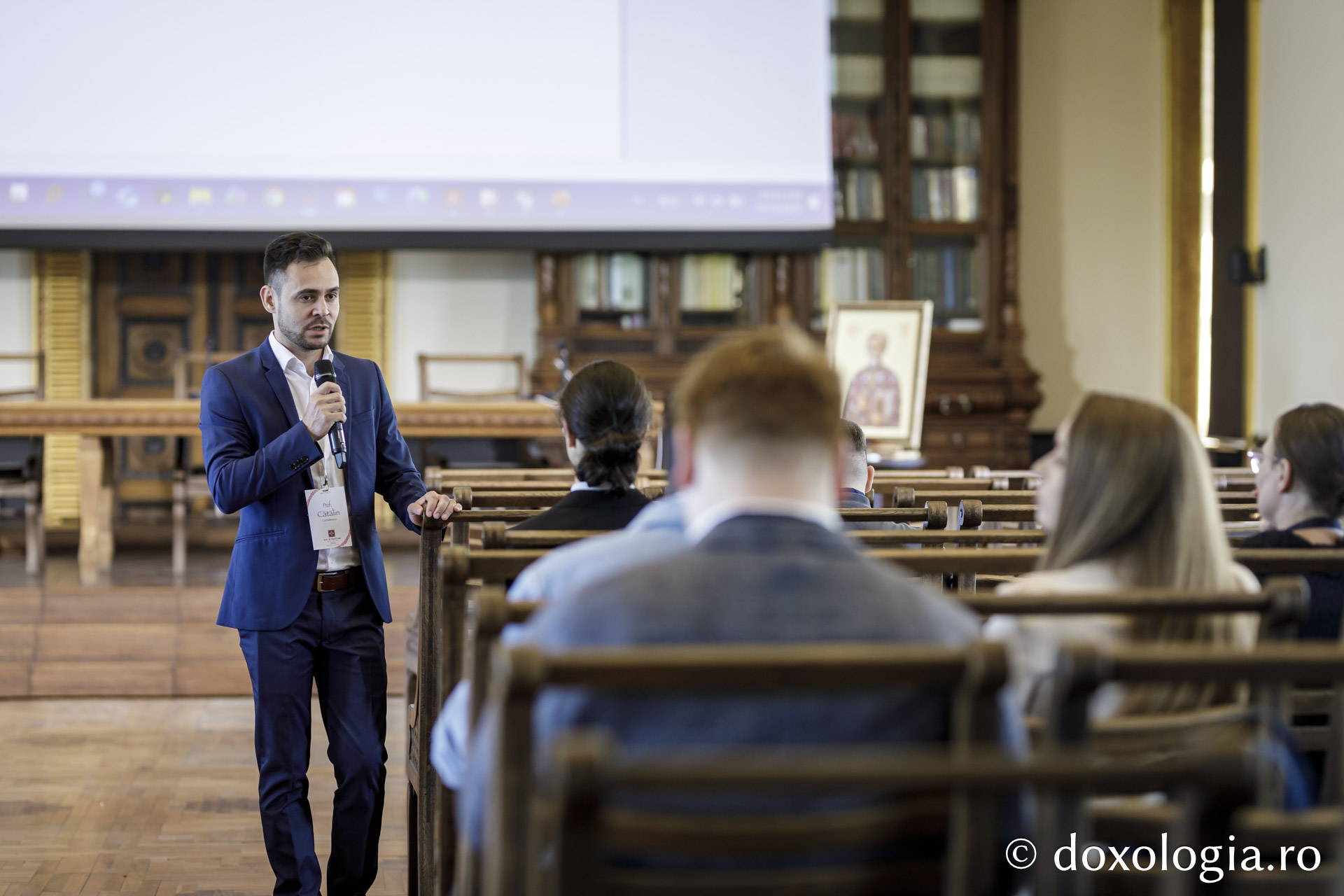 Ziua a doua a IBMF 2025 a debutat cu atelierul de compoziție susținut de dr. Cătălin Cernătescu