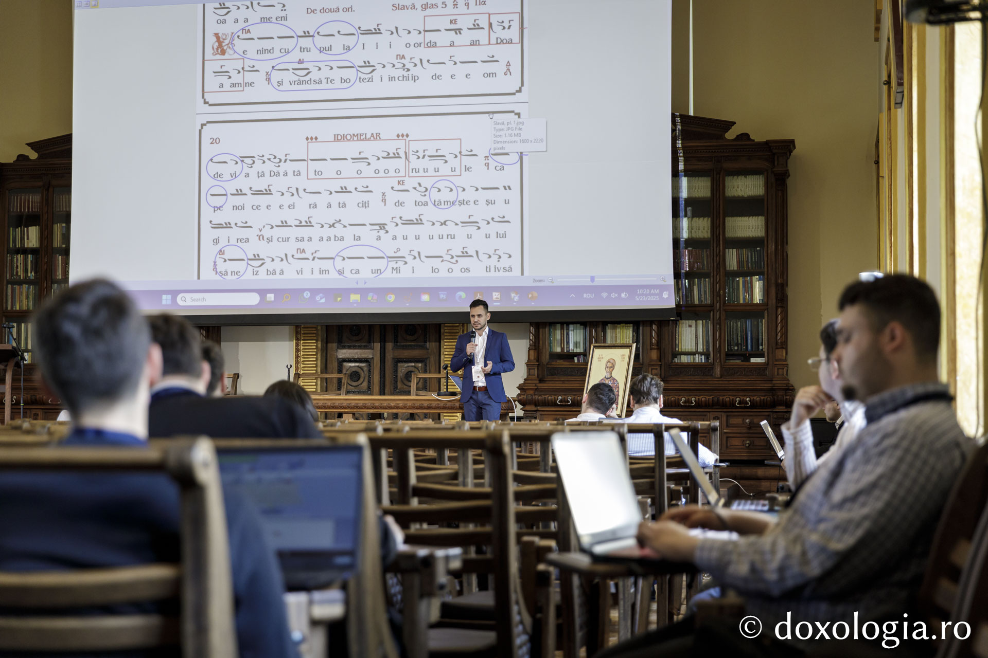 Ziua a doua a IBMF 2025 a debutat cu atelierul de compoziție susținut de dr. Cătălin Cernătescu