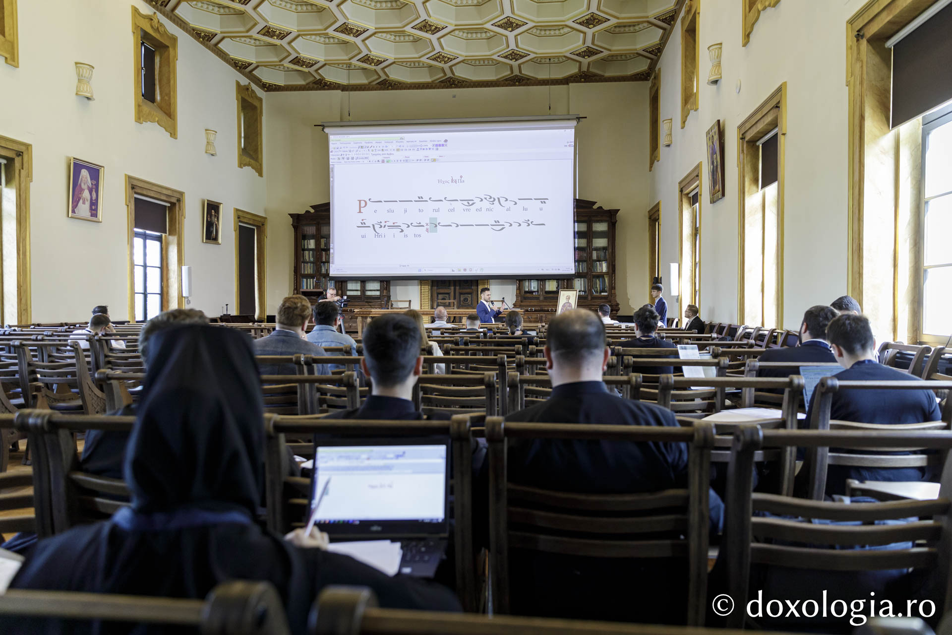 Ziua a doua a IBMF 2025 a debutat cu atelierul de compoziție susținut de dr. Cătălin Cernătescu