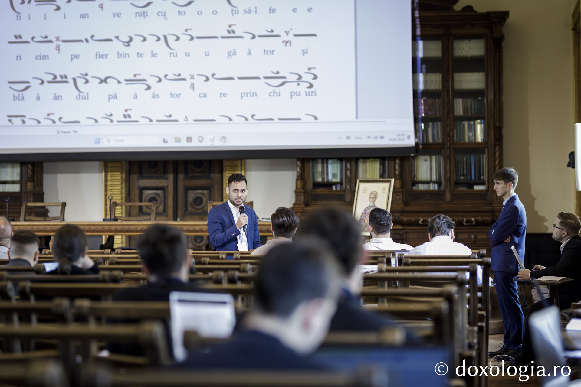 Ziua a doua a IBMF 2025 a debutat cu atelierul de compoziție susținut de dr. Cătălin Cernătescu