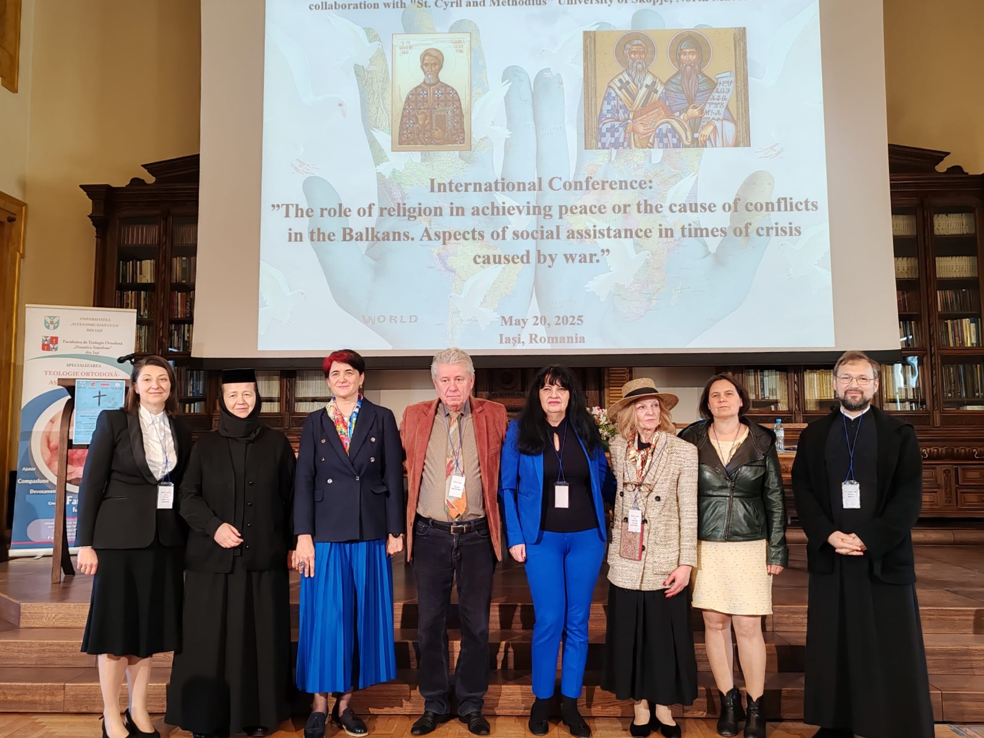Conferința „Rolul religiei în realizarea păcii sau cauza conflictelor în Balcani”, organizată de  Facultatea de Teologie Ortodoxă Specializarea Asistență Socială