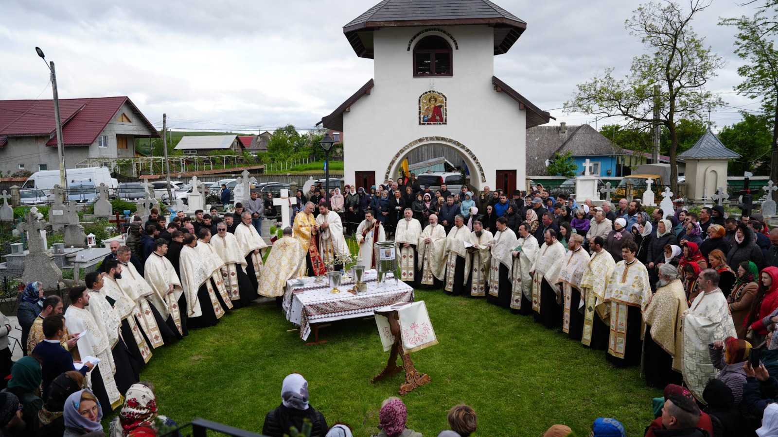 Binecuvântarea Sfântului Constantin Brâncoveanu peste credincioșii nemțeni