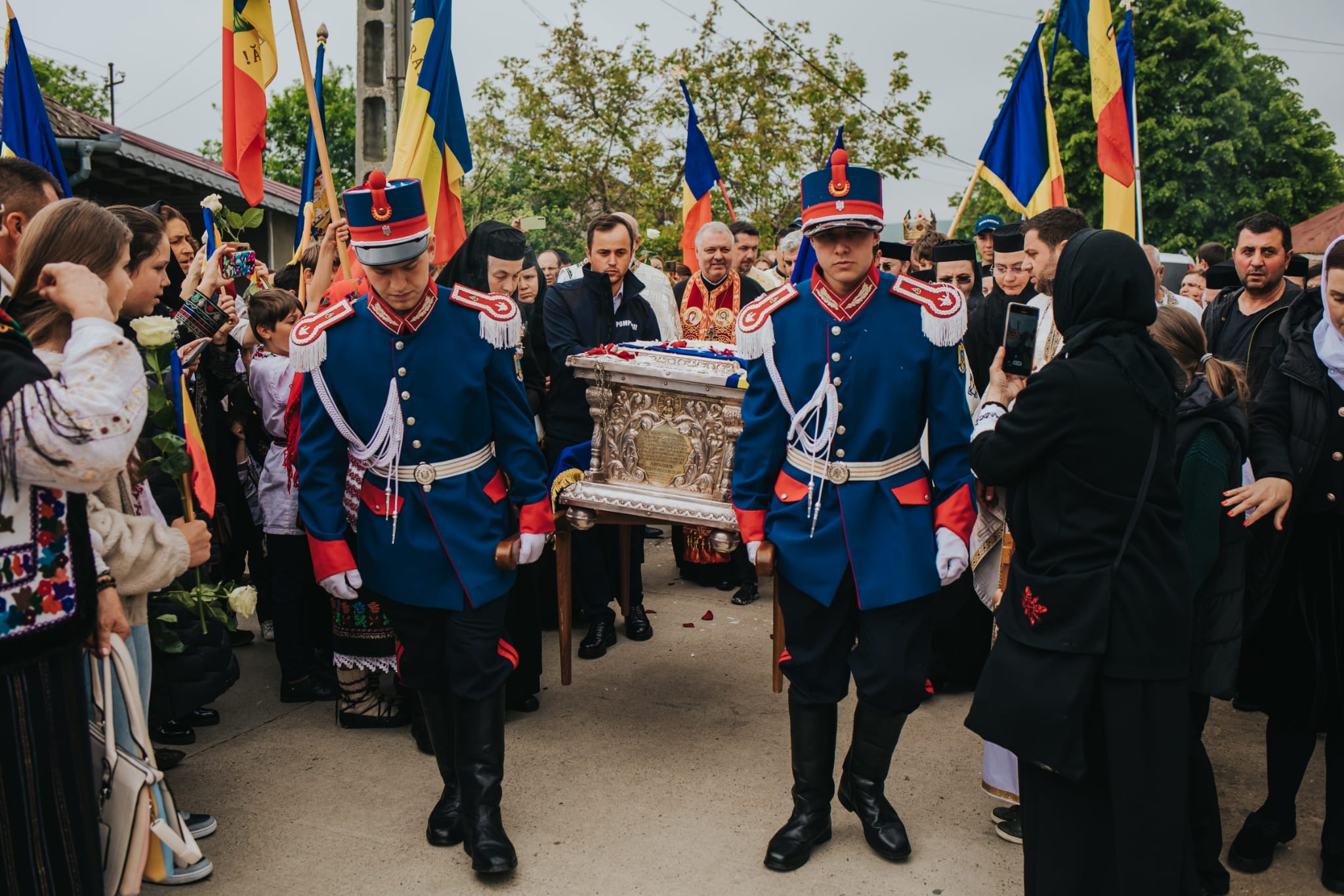 Binecuvântarea Sfântului Constantin Brâncoveanu peste credincioșii nemțeni