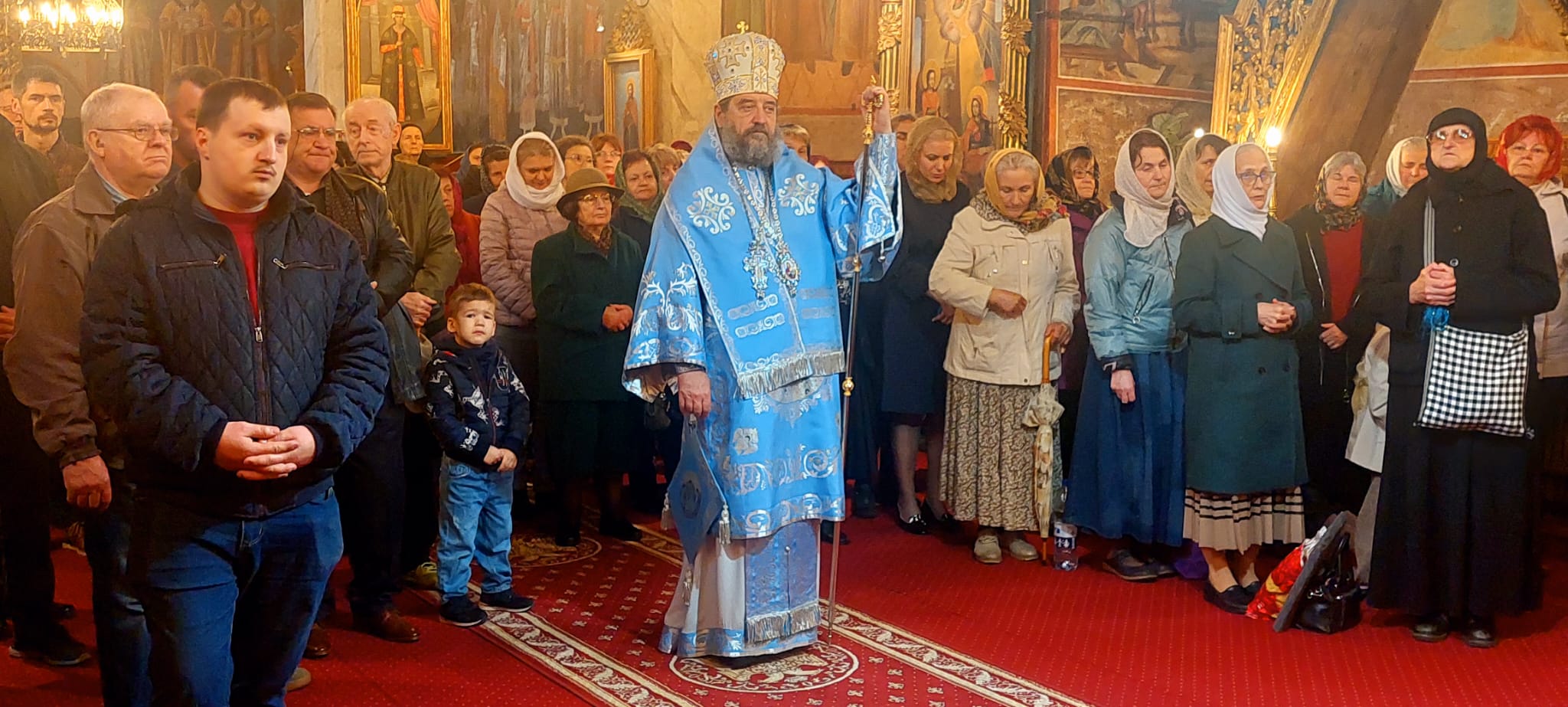 Slujbă arhierească la hramul Mănăstirii Golia: „Domnul însuși nu a luat trupul omenesc doar pentru o vreme, doar până la înălțarea Sa la Ceruri, ci în veșnicie rămâne unit cu omul”