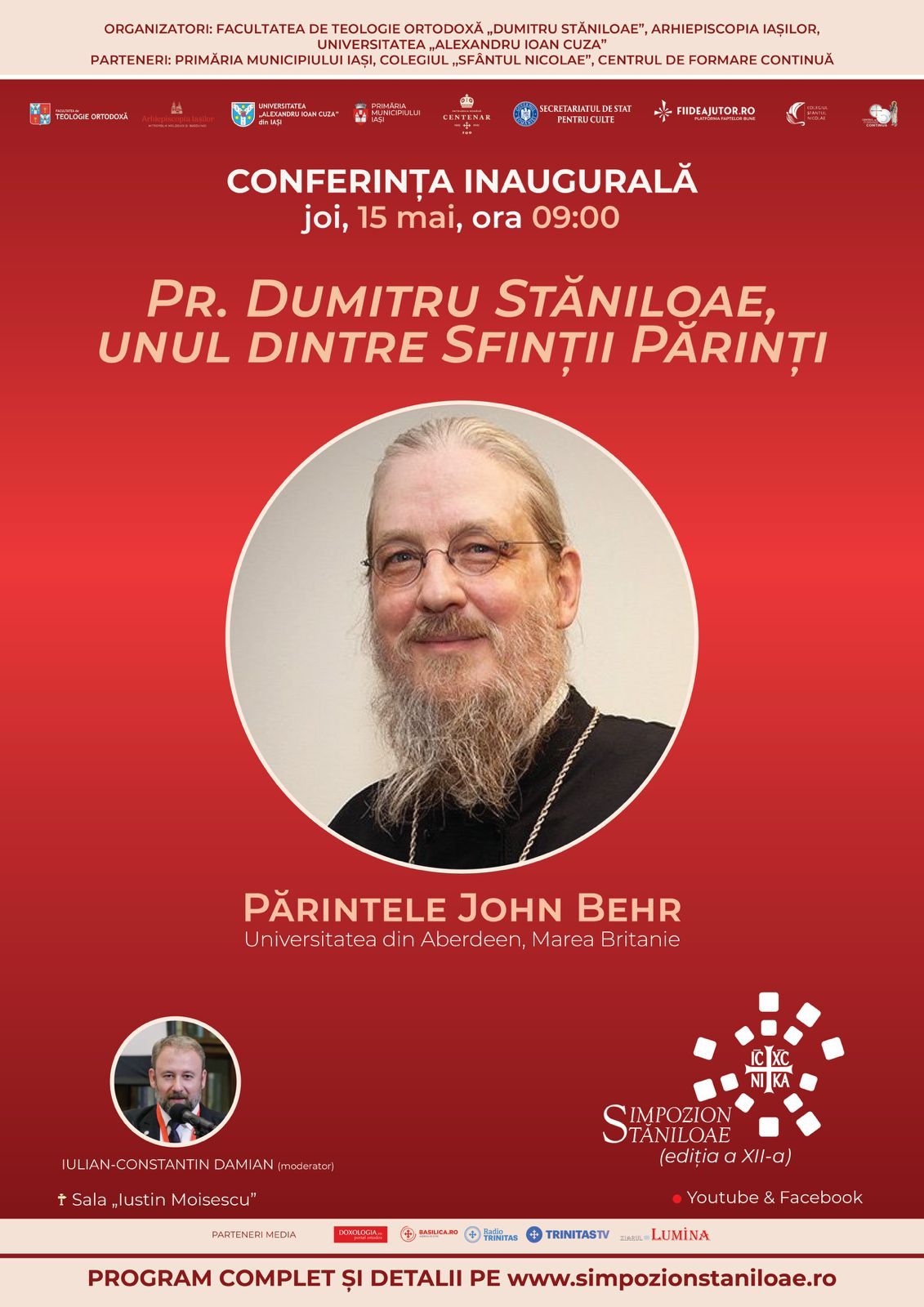 Evenimente care vor avea loc în Arhiepiscopia Iaşilor, în perioada 11-17 mai 2025