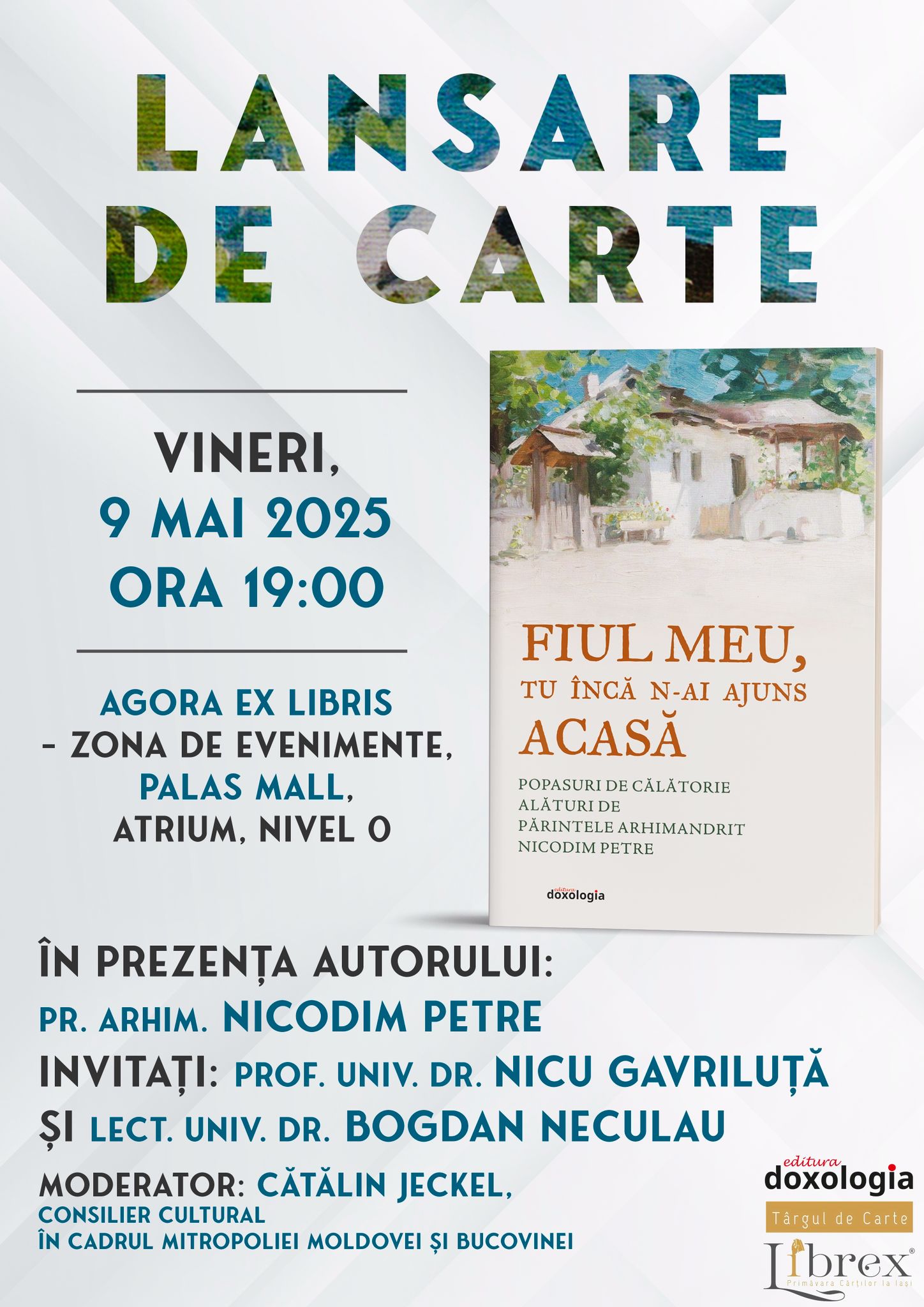 Două lansări de carte la Târgul Internațional de Carte LIBREX 2025, semnate de Editura Doxologia Două lansări de carte la Târgul Internațional de Carte LIBREX 2025, semnate de Editura Doxologia