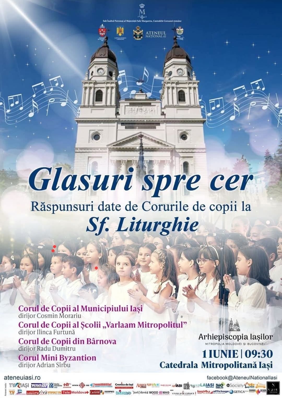 Glasuri spre cer afiș eveniment