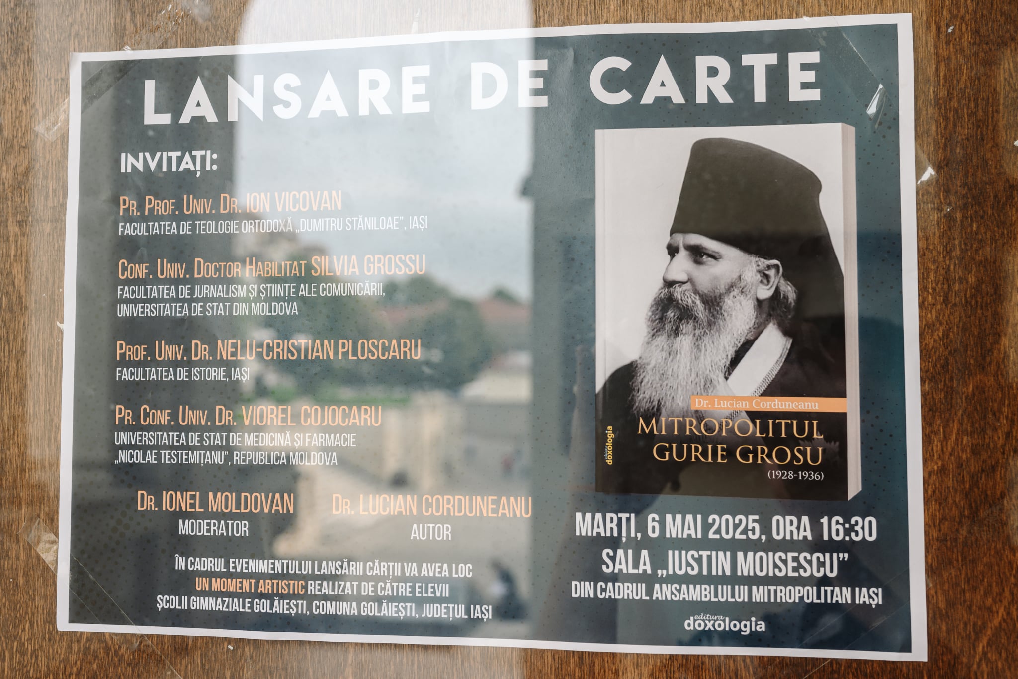 O carte despre Mitropolitul Gurie Grosu a fost lansată la Iași