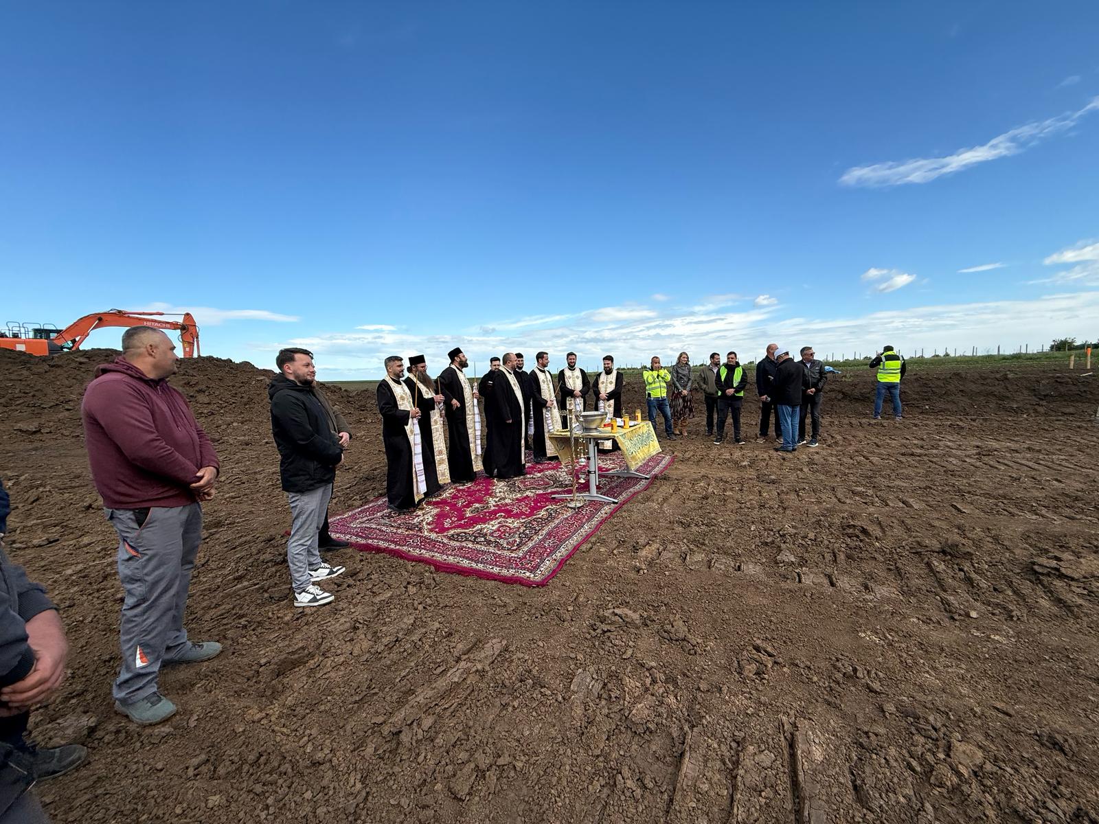 sfințire teren fabrică de lumânări Sfântul Mina Arhiepiscopia Iașilor