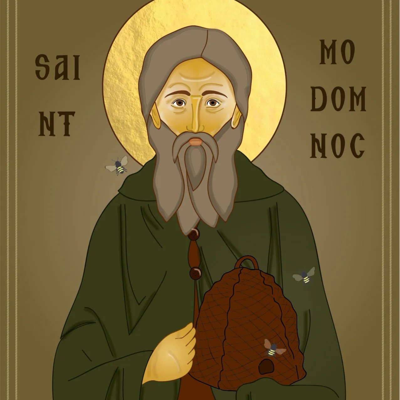 Sfântul Ierarh Modomnoc, episcop de Ossory