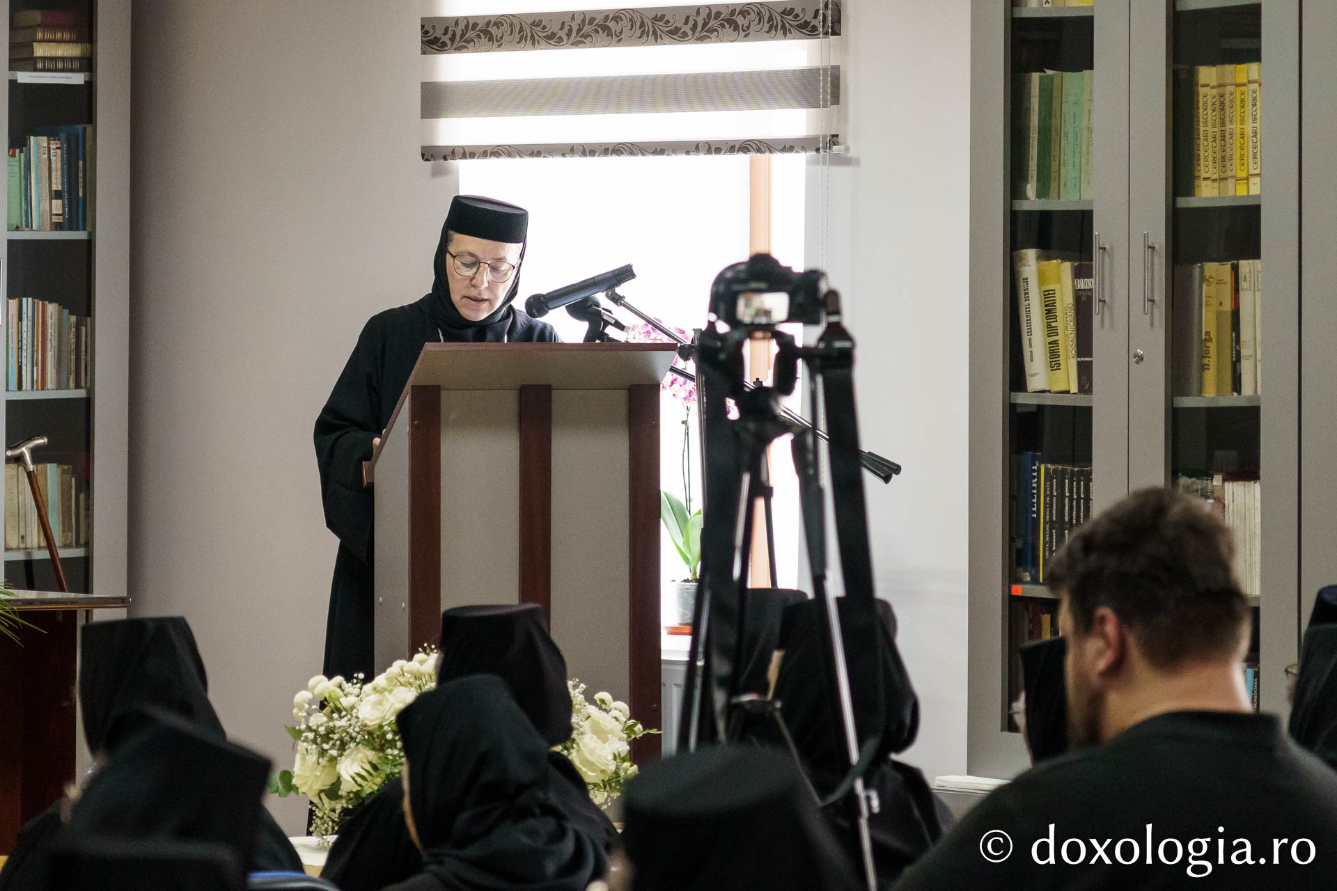 Monahiile Olimpiada și Nazaria, propuse pentru canonizare, au fost evocate la sinaxa Mănăstirii Văratec