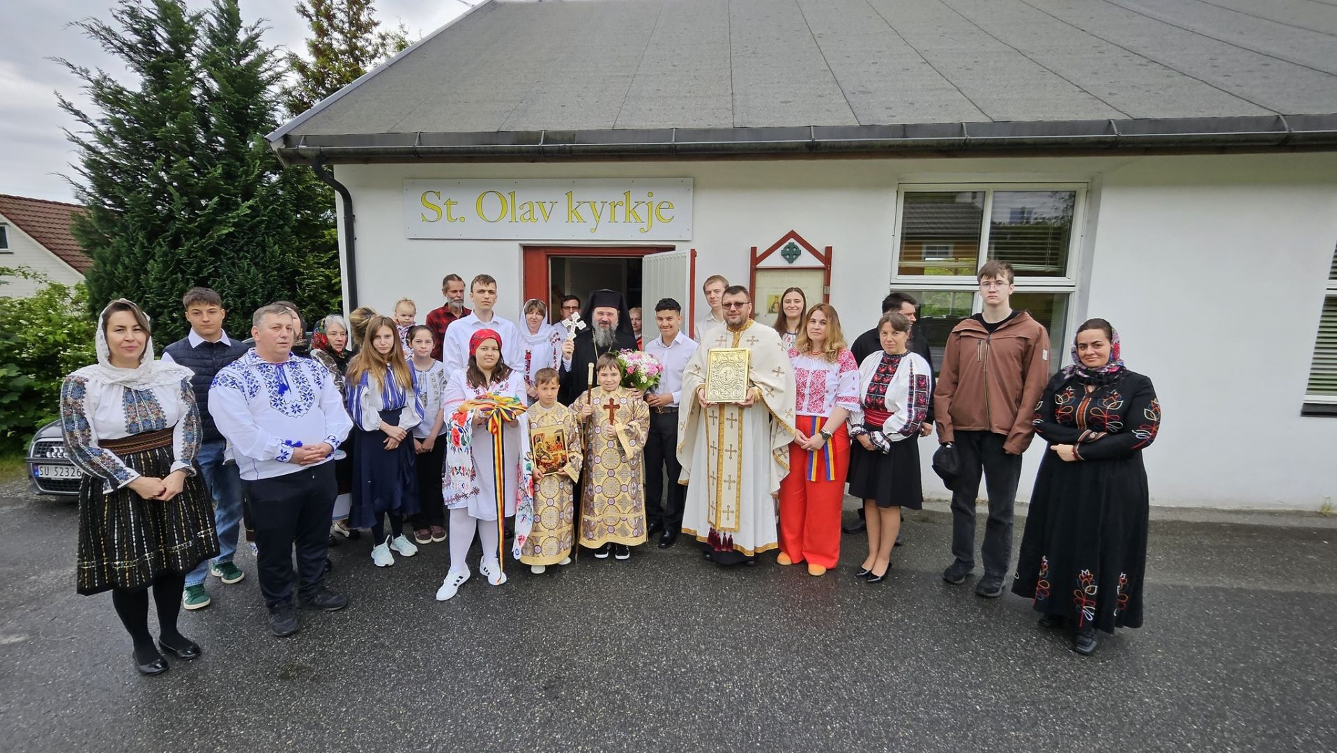 Liturghie arhierească de Nașterea Sfântului Ioan Botezătorul, în orașul norvegian Ålesund