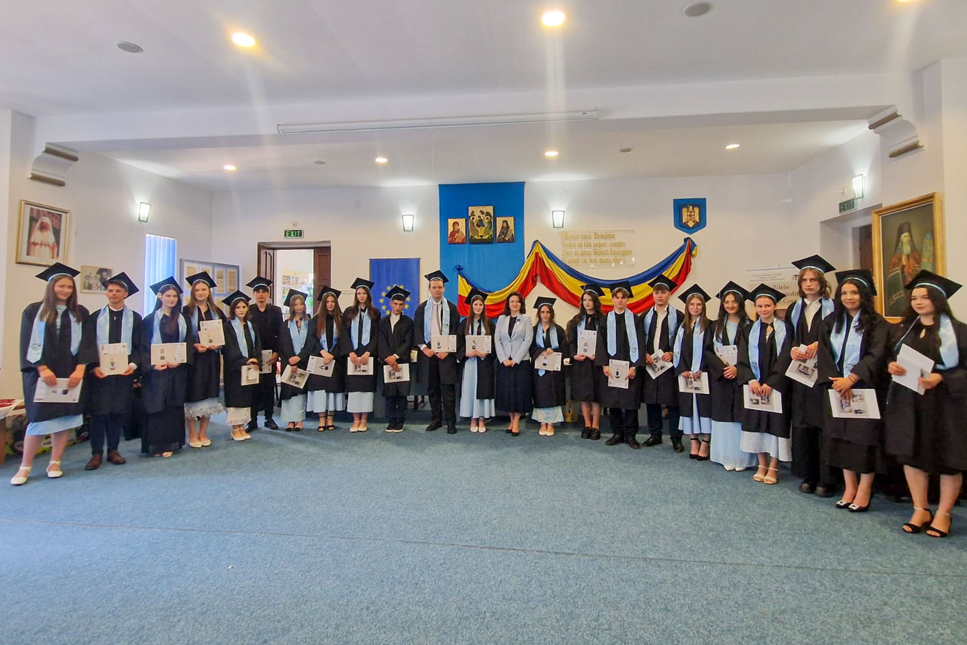 Festivitate de absolvire la Seminarul Teologic „Veniamin Costachi” de la Mănăstirea Neamț