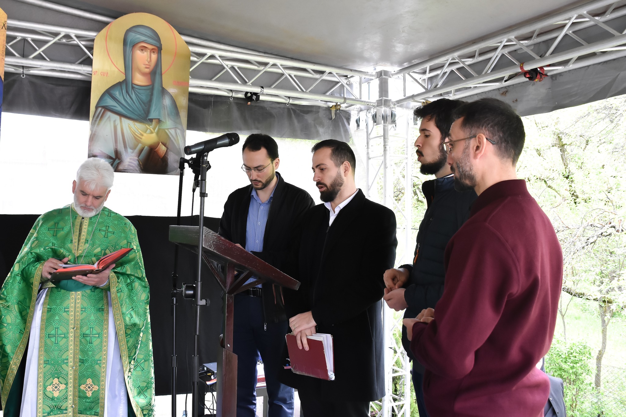 Hramul Mănăstirii „Sfânta Elisabeta” din Cluj-Napoca și punerea pietrei de temelie pentru biserica așezământului monahal