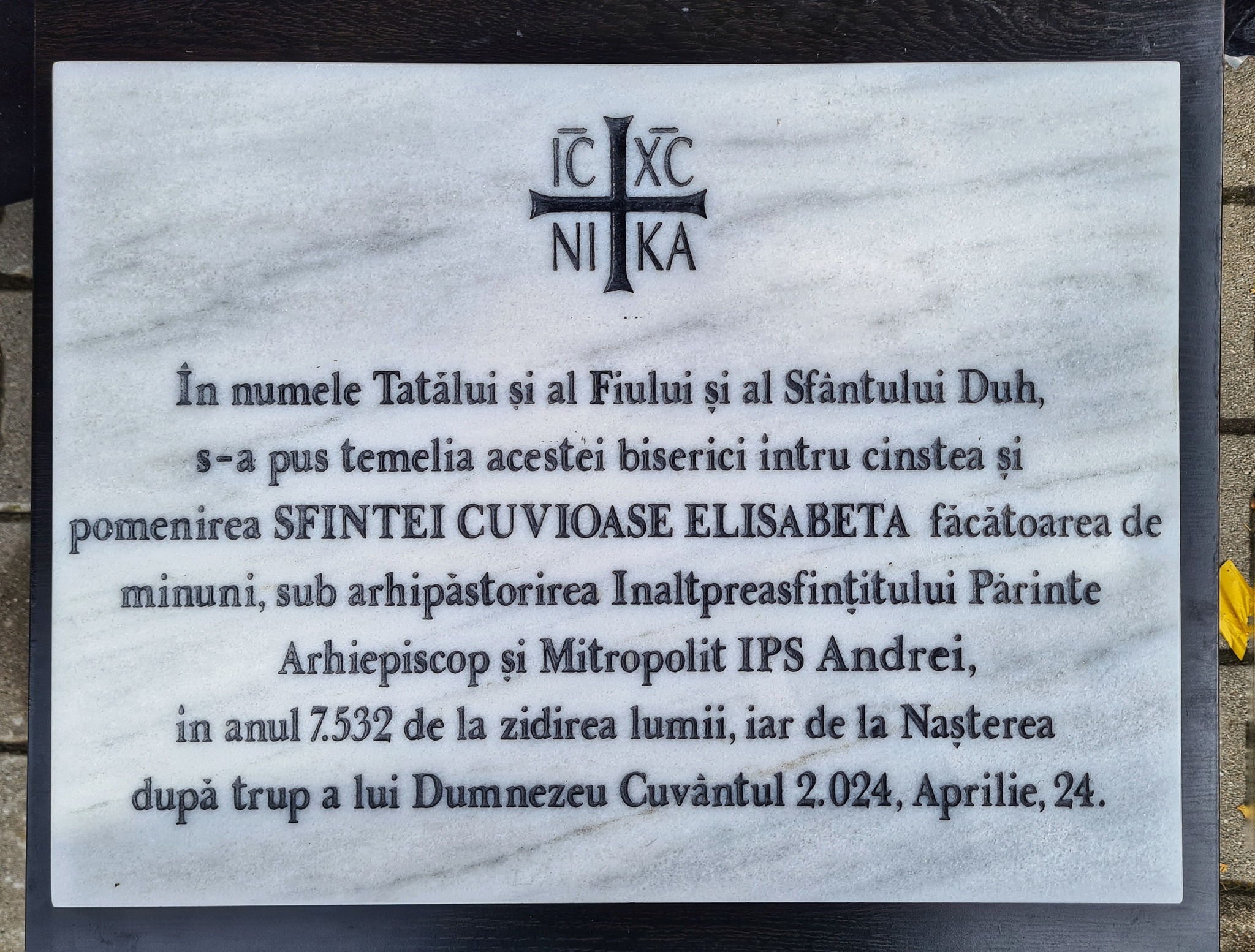 Hramul Mănăstirii „Sfânta Elisabeta” din Cluj-Napoca și punerea pietrei de temelie pentru biserica așezământului monahal