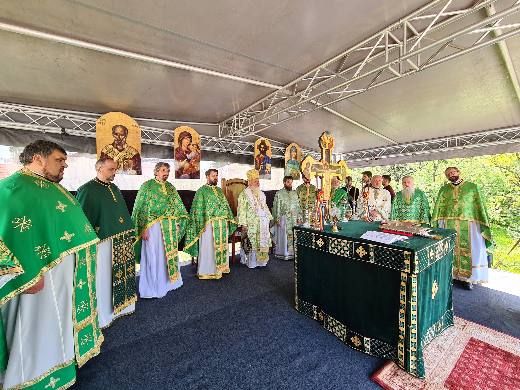 Hramul Mănăstirii „Sfânta Elisabeta” din Cluj-Napoca și punerea pietrei de temelie pentru biserica așezământului monahal