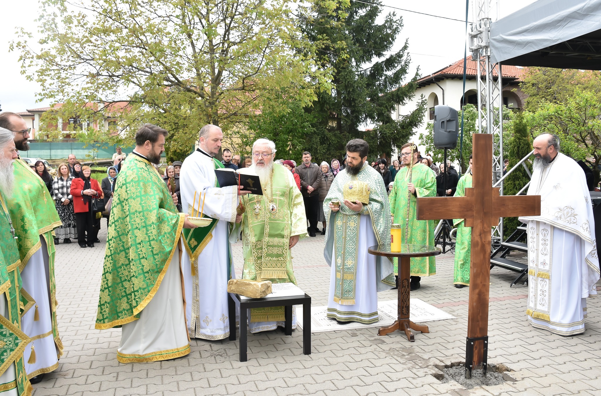 Hramul Mănăstirii „Sfânta Elisabeta” din Cluj-Napoca și punerea pietrei de temelie pentru biserica așezământului monahal