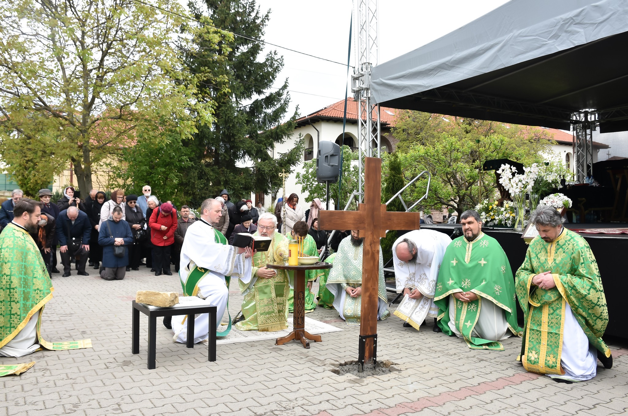 Hramul Mănăstirii „Sfânta Elisabeta” din Cluj-Napoca și punerea pietrei de temelie pentru biserica așezământului monahal