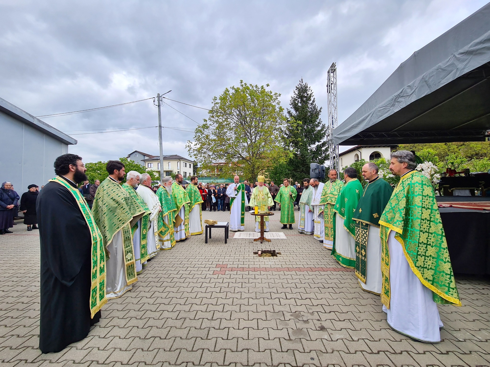 Hramul Mănăstirii „Sfânta Elisabeta” din Cluj-Napoca și punerea pietrei de temelie pentru biserica așezământului monahal