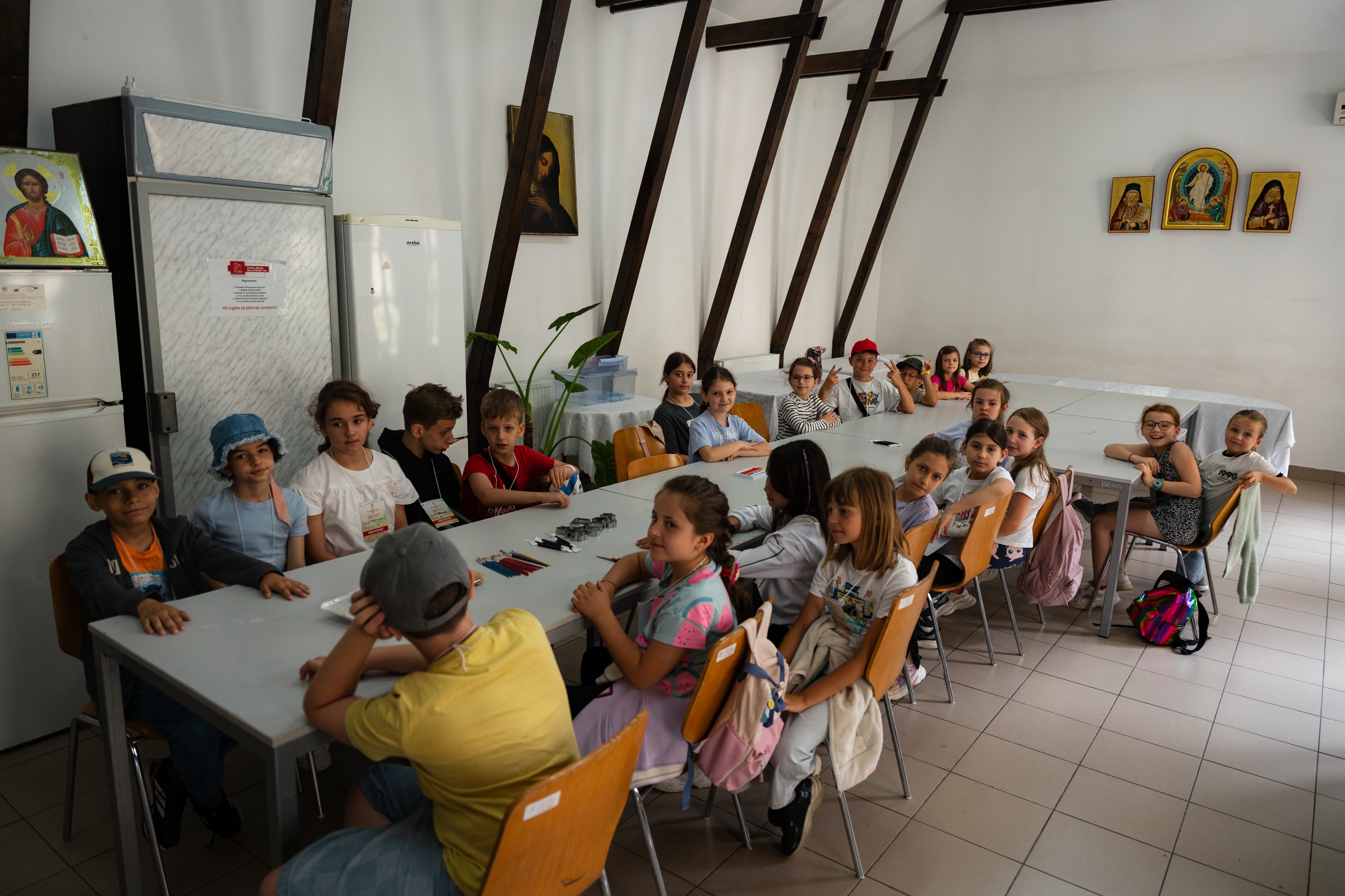 Tăbără pentru copii la Biserica „Sfântul Sava” din Iași