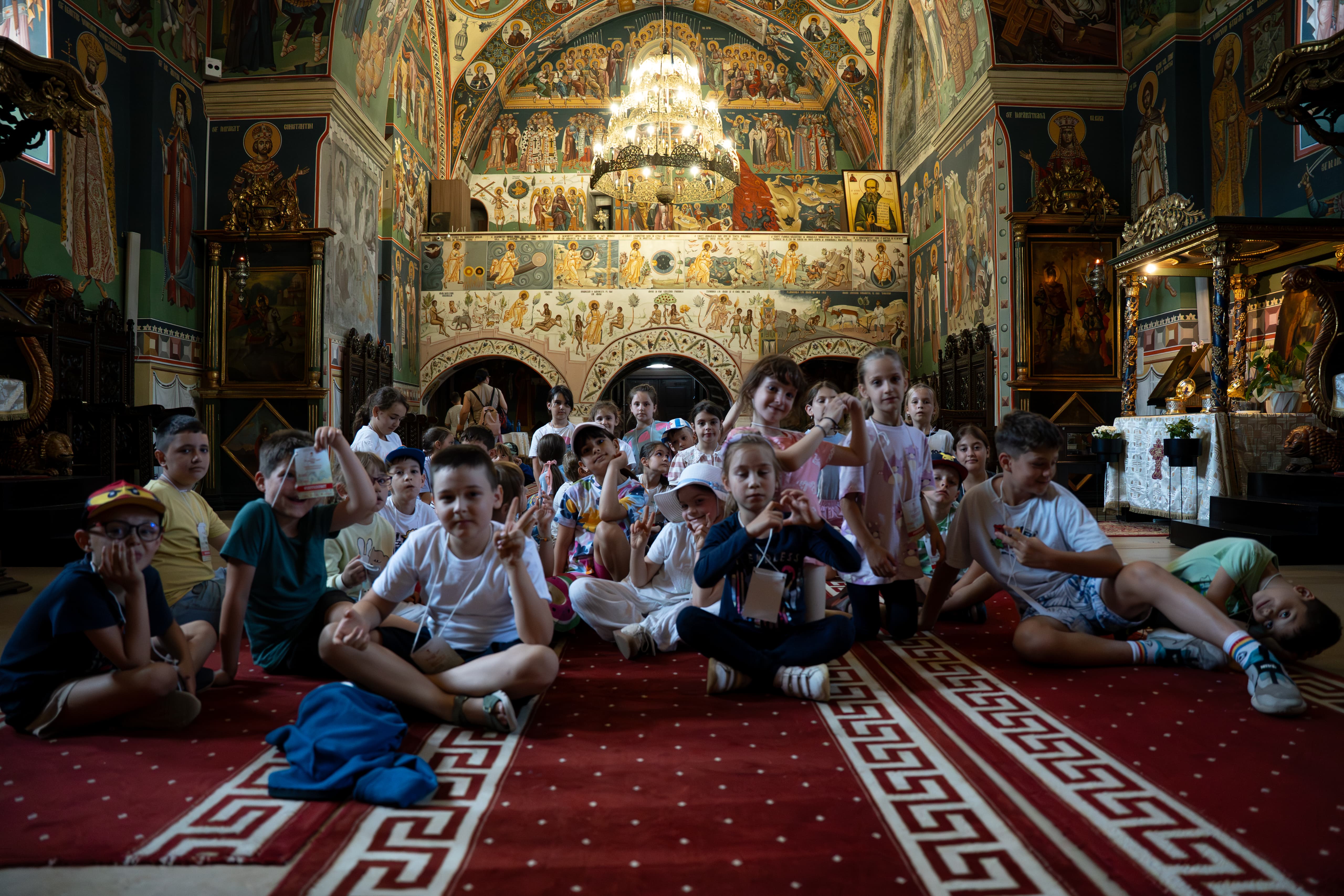 Tăbără pentru copii la Biserica „Sfântul Sava” din Iași