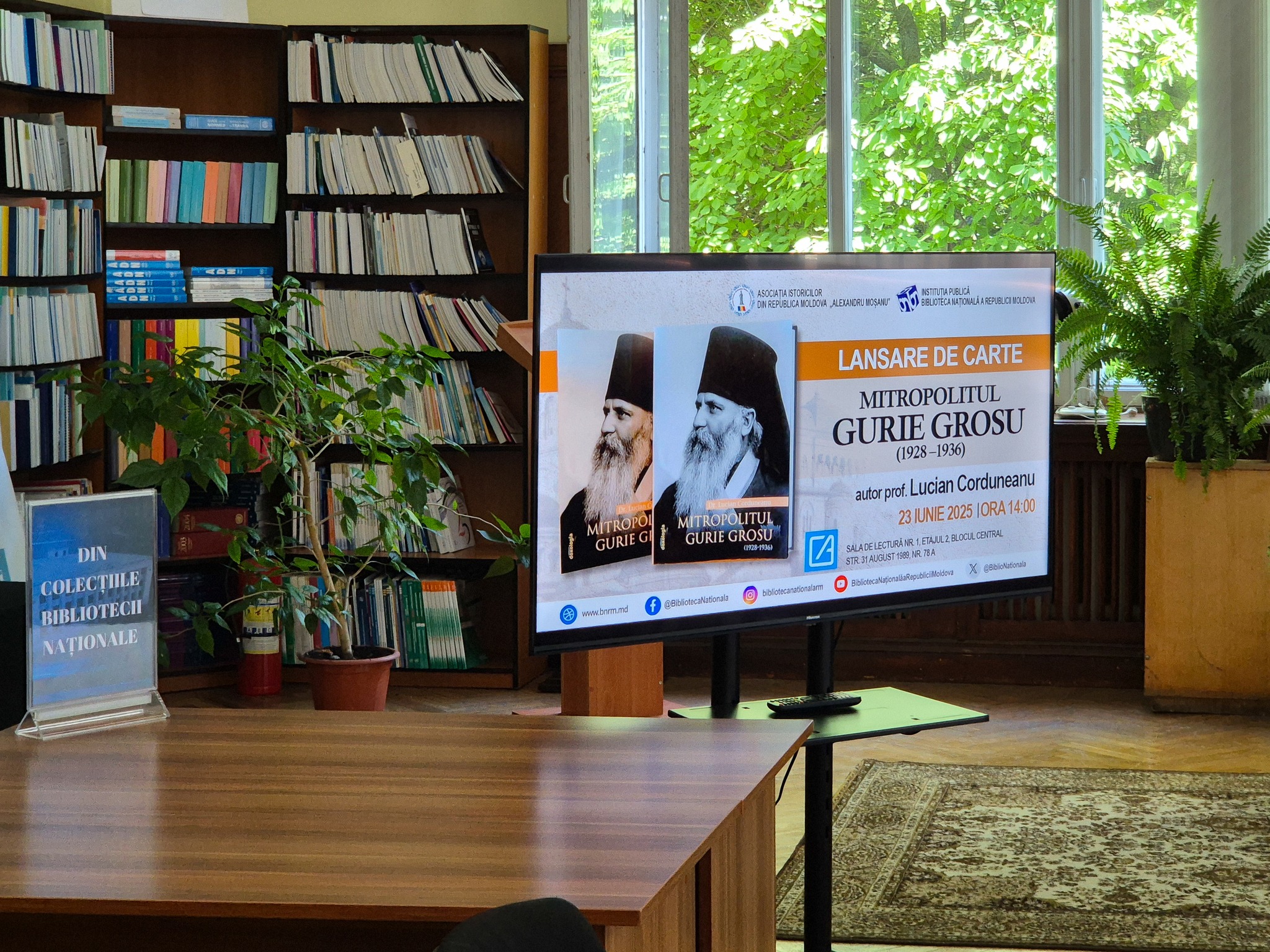 Volumul „Mitropolitul Gurie Grosu (1928-1936)” a fost prezentat la Chișinău