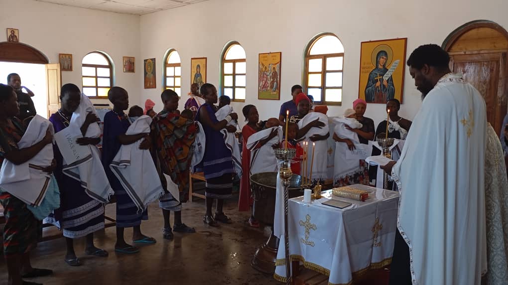 Botezuri în Kidamali la Centrul Misionar Ortodox