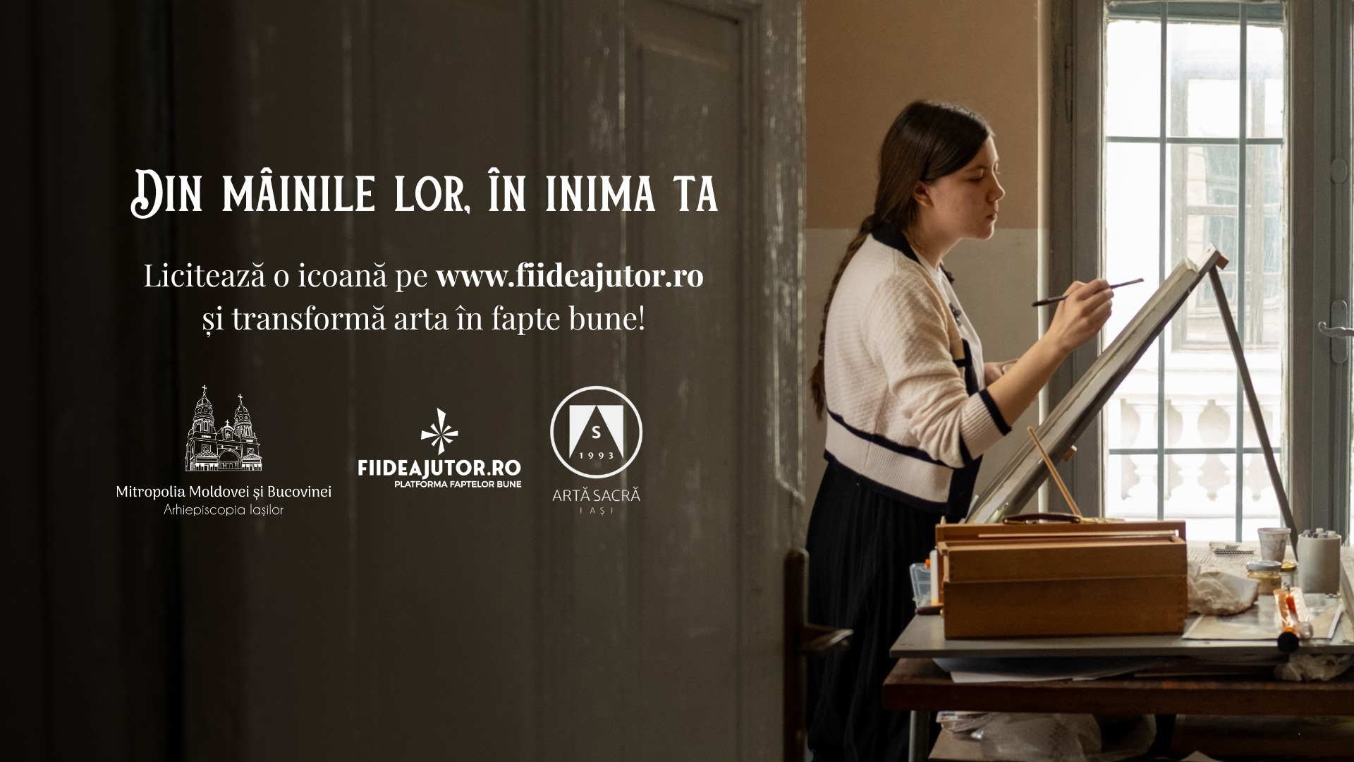 „Din mâinile lor, în inima ta” – Ediția a II-a a licitațiilor caritabile online