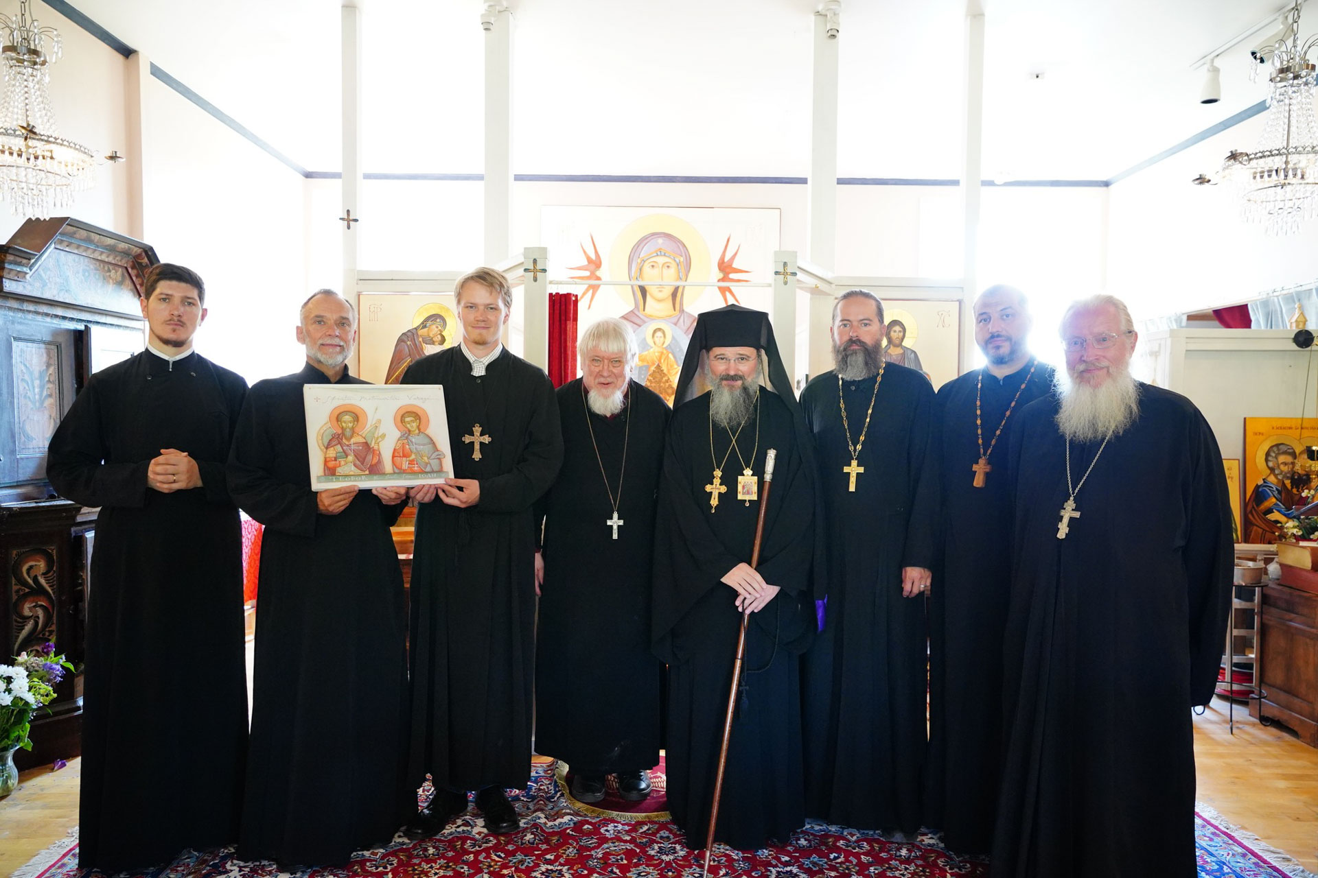 Episcopul Macarie a slujit în aceste zile în mijlocul credincioșilor scandinavi convertiți la Ortodoxie