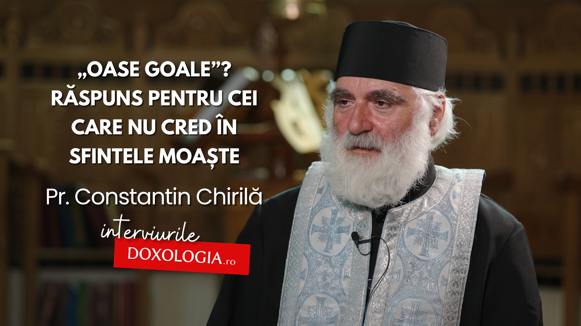 (Video) „Oase goale”? Răspuns pentru cei care nu cred în sfintele moaște
