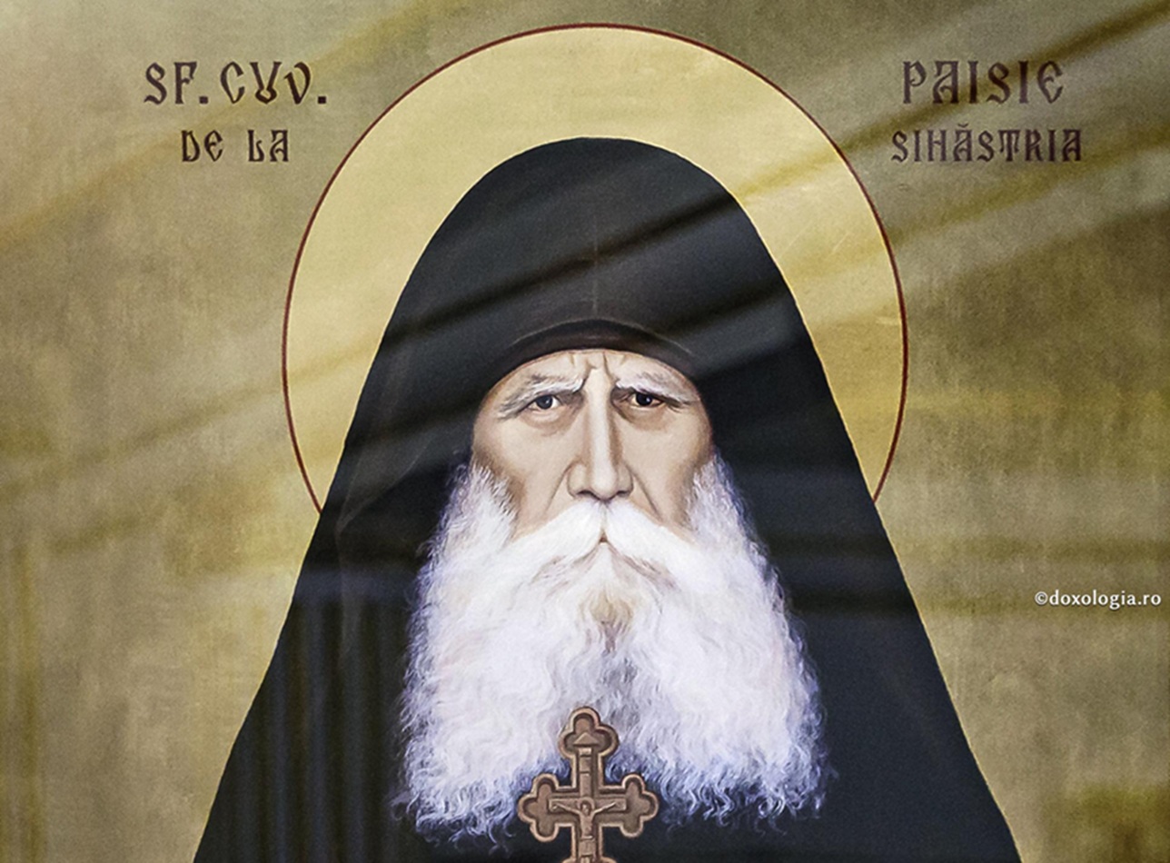 Sfântul Paisie de la Sihăstria – un adevărat uriaș al spiritului românesc Icoana Sf. Paisie de la Sihăstria